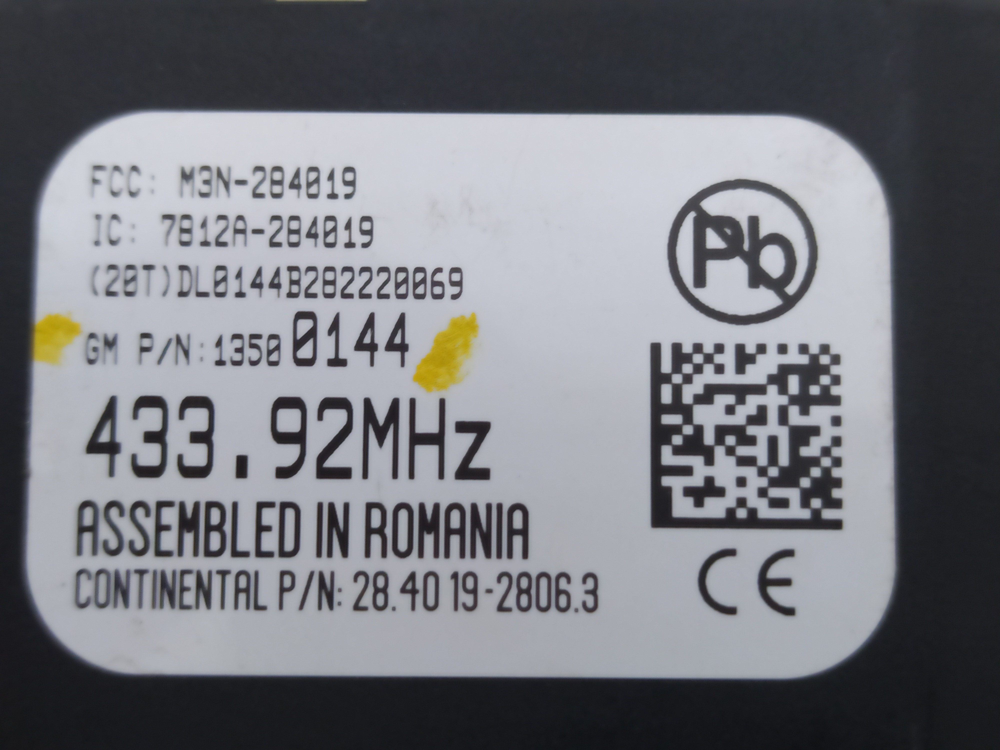 Módulo Central Controle Remoto Gm Spin 2018 13500144 8