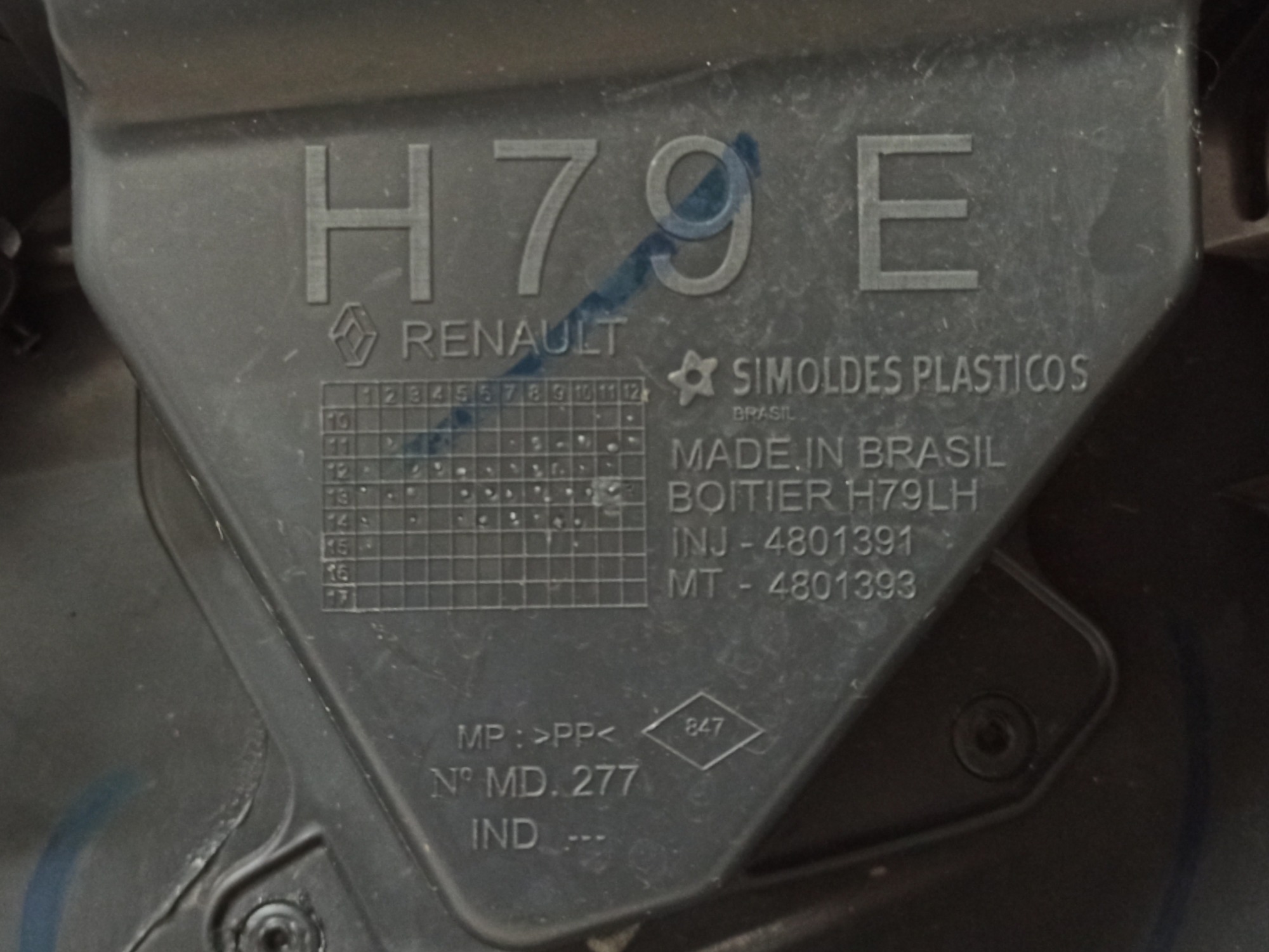 Forro Da Porta Traseira Esquerda Renault Duster 2014 Preto 9
