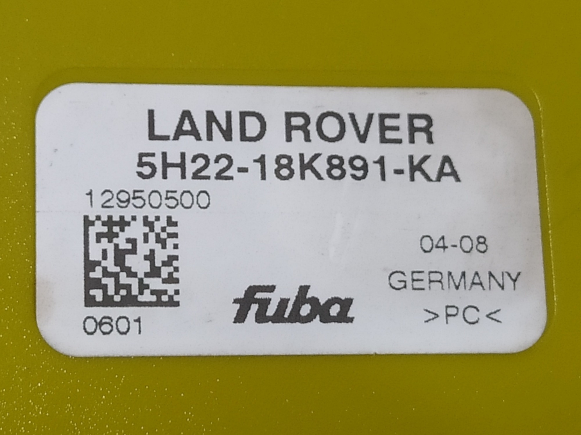 Módulo Amplificador Antena Land Rover Discovery 3 2008  V92 Amarelo 8