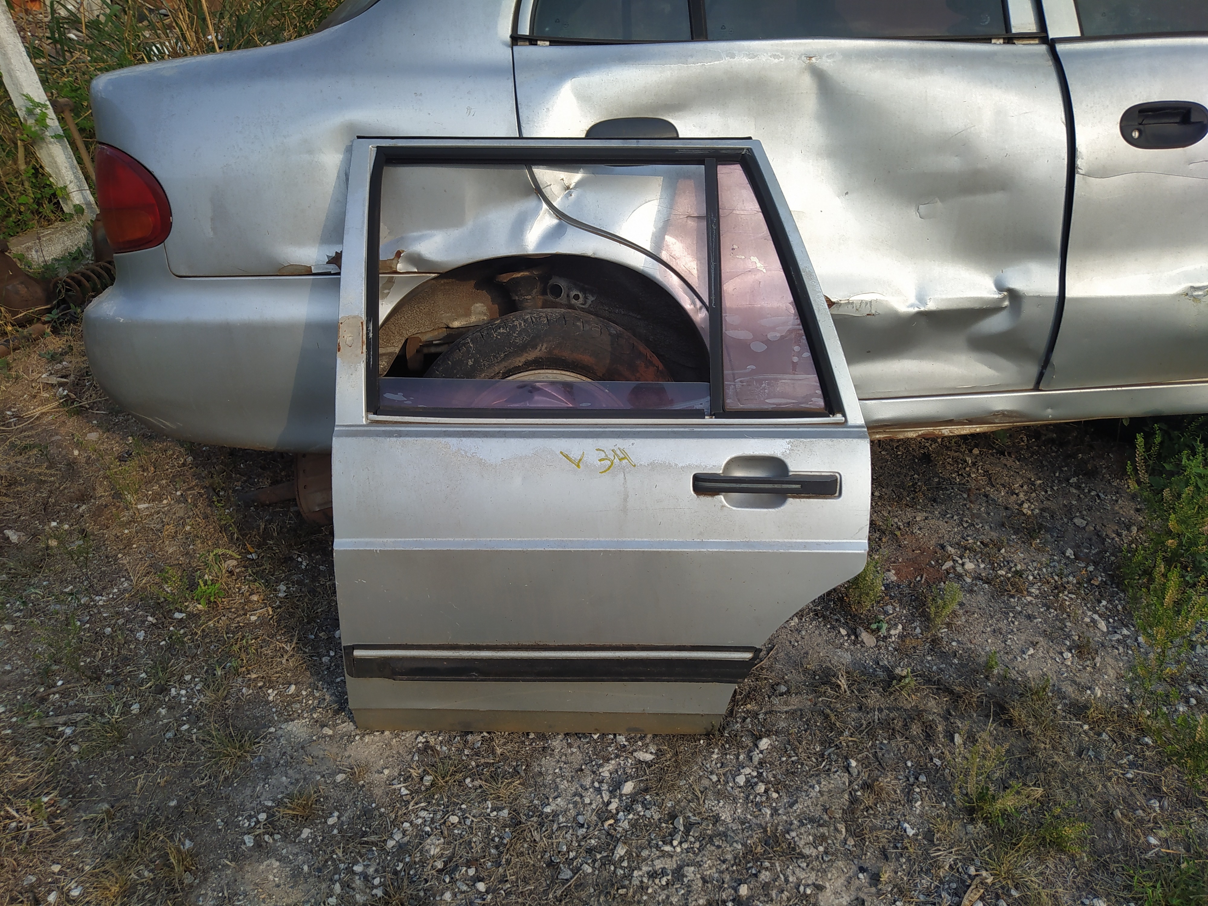 Porta Traseira Esquerda Vw Santana 1990 V34 Balcao