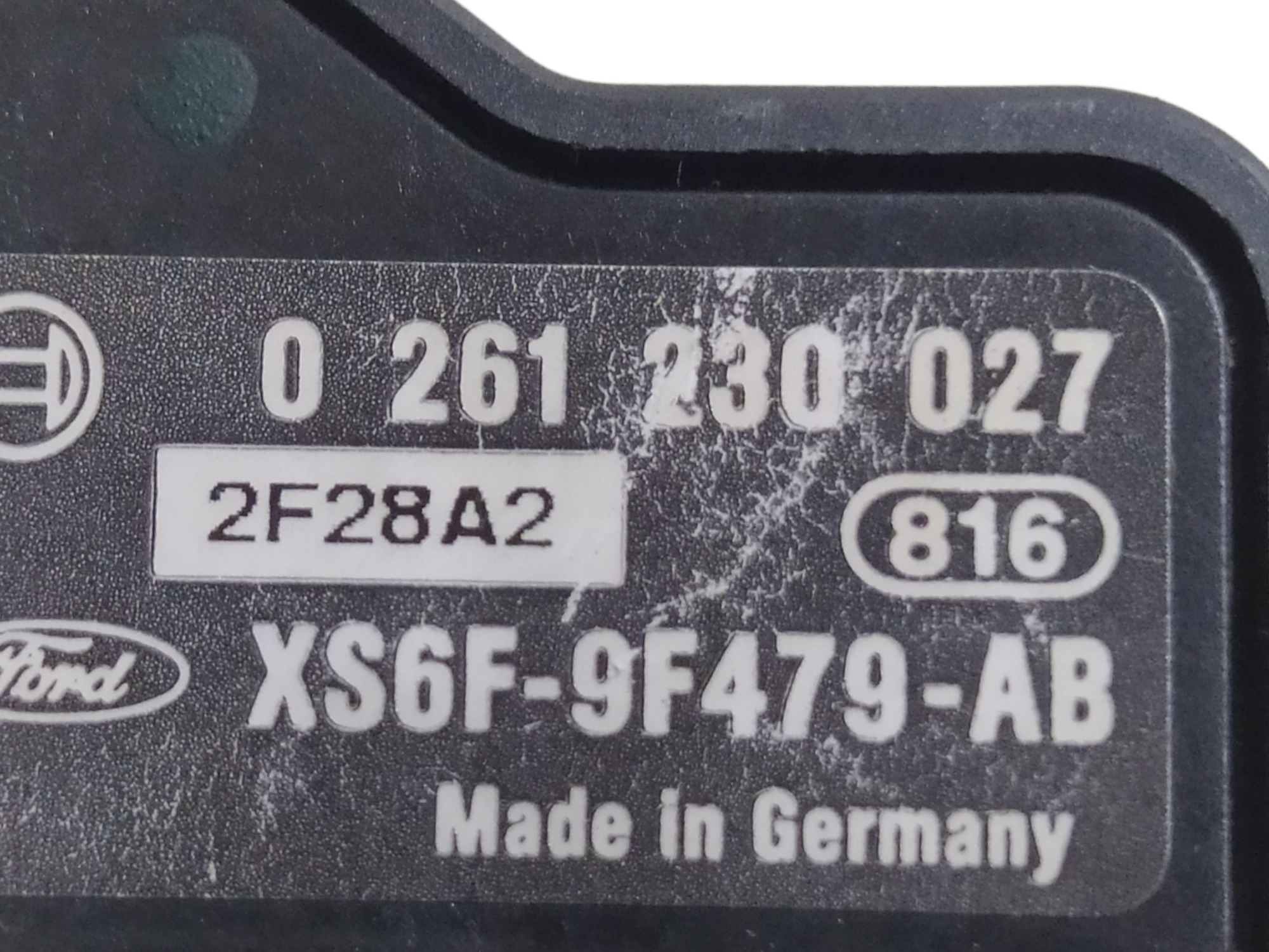 Sensor Do Map Ford Fiesta 1.0 2002 0261230027 V59 5