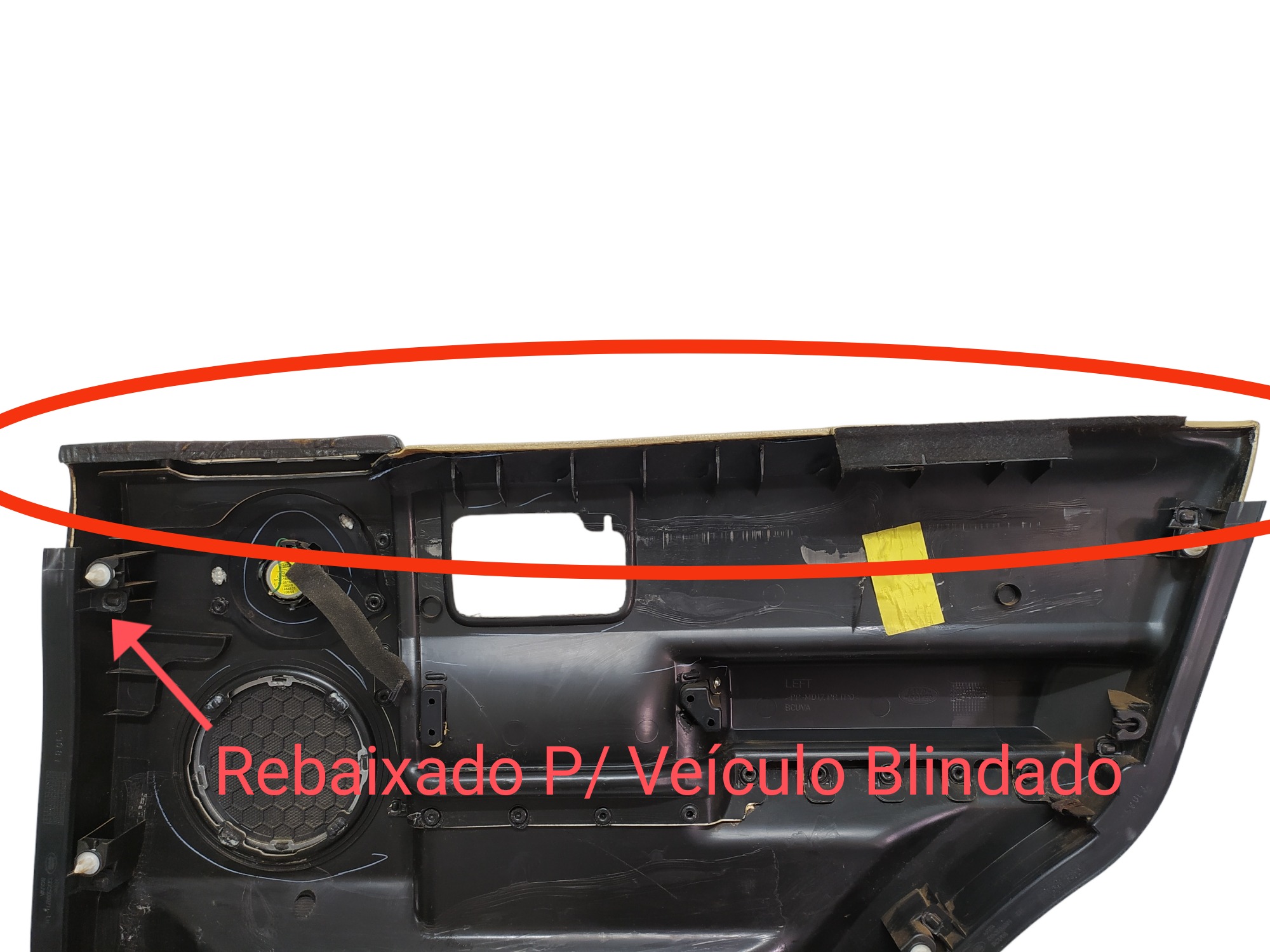 Forro Porta Traseira Esq Land Rover Discovery 3 2008 V92 8