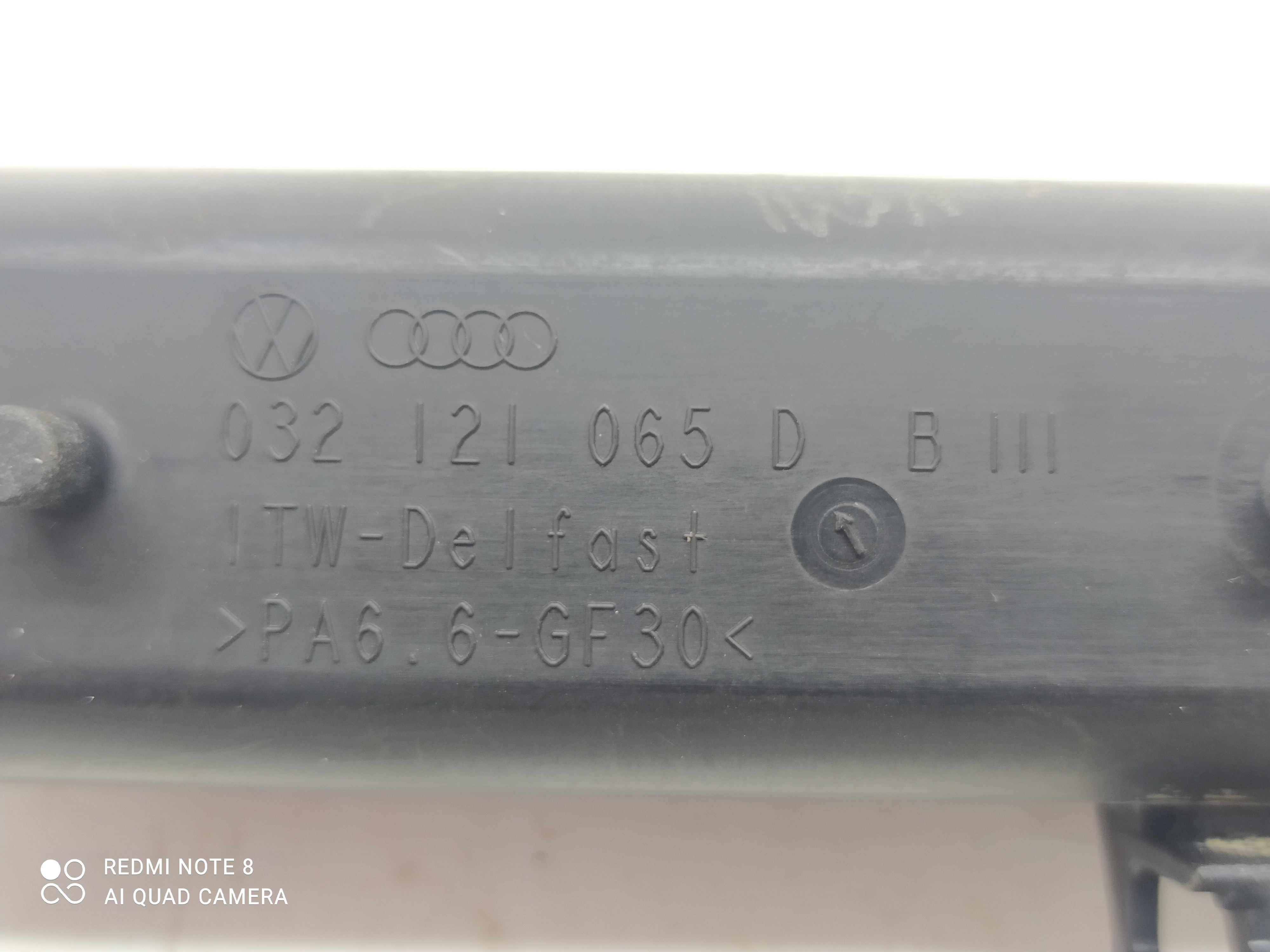 Tubo Bomba De Agua Vw Gol Fox Polo 032121065d 5