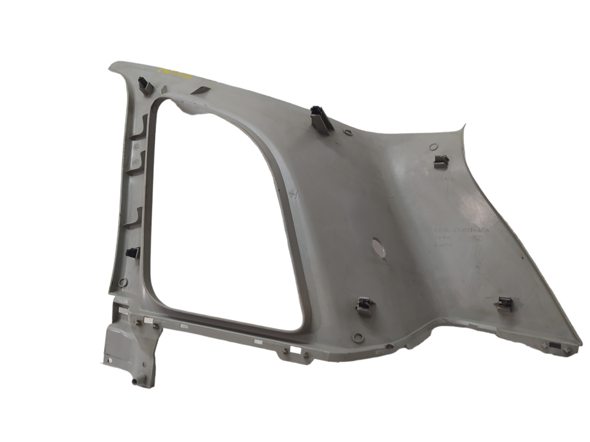 Moldura Do Vidro Traseiro Esquerdo Ford Fiesta 2002 V59