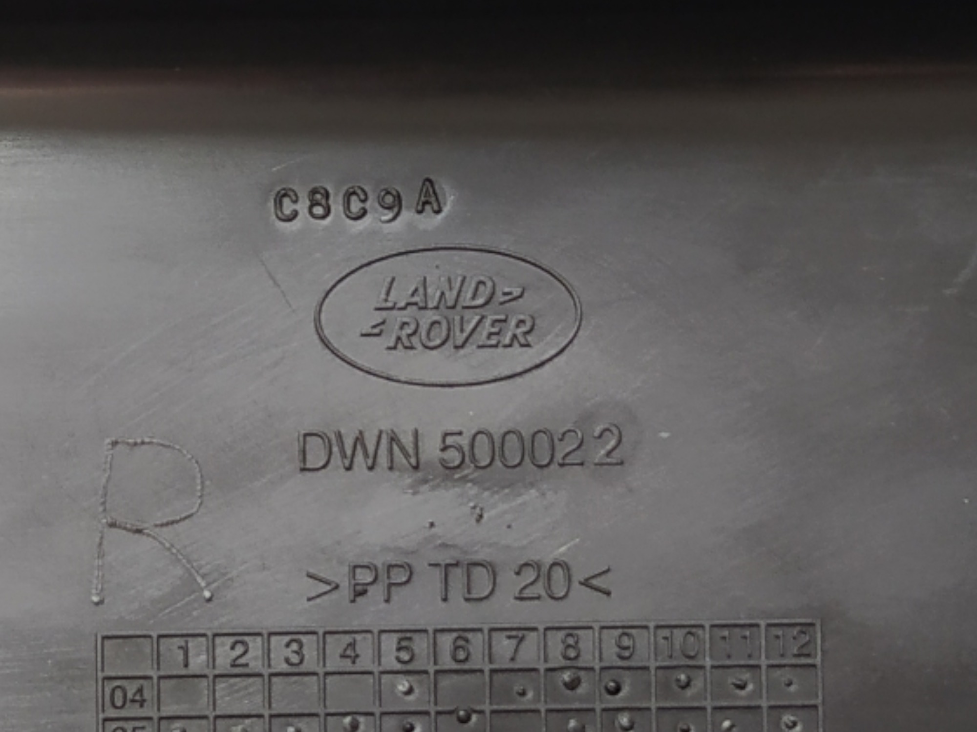 Tampa Capa Motor Ld Direito Land Rover Discovery 3 2008 V92 8