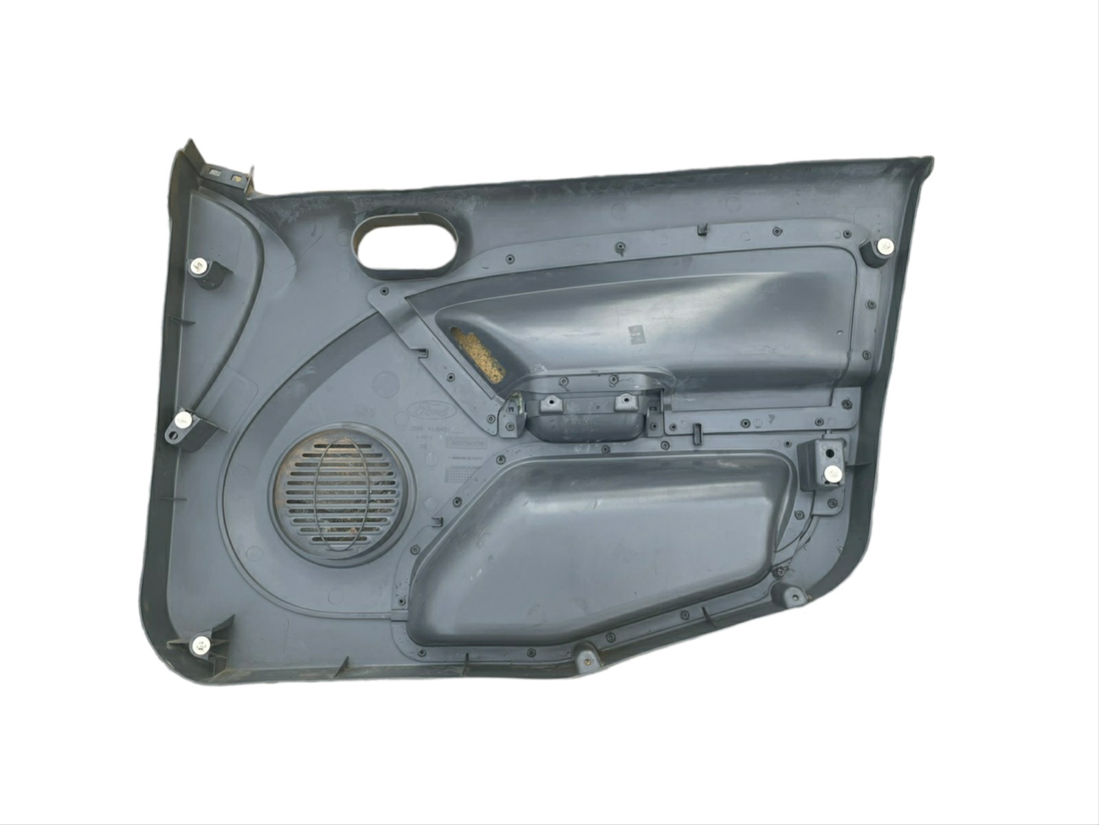 Forro De Porta Dianteiro Esquerdo Ford Fiesta 1.0 2002 V59 Cinza 6