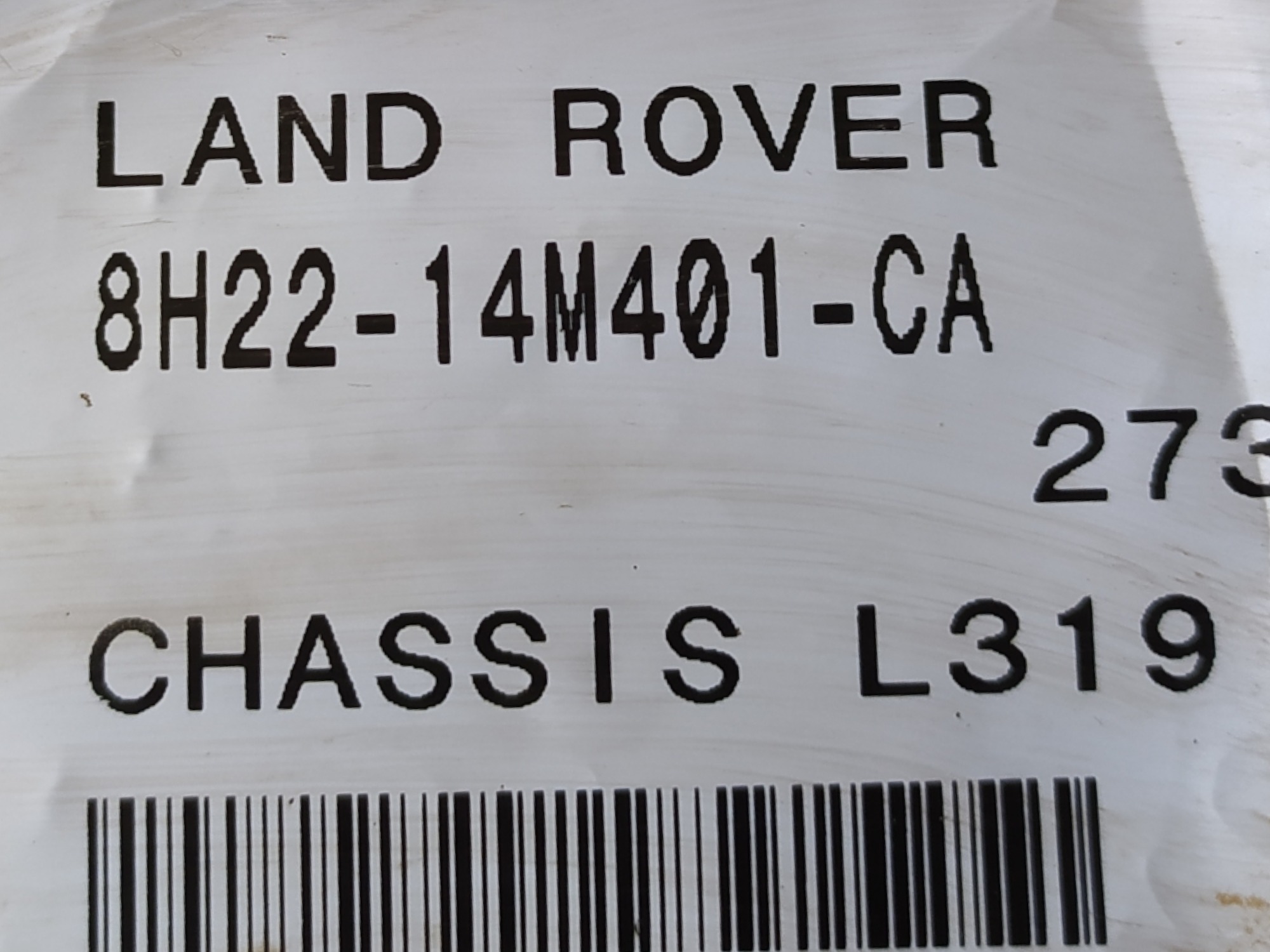 Perdido Chicote Chassi Land Rover Discovery 3 2.7 V6 2008 V92 3