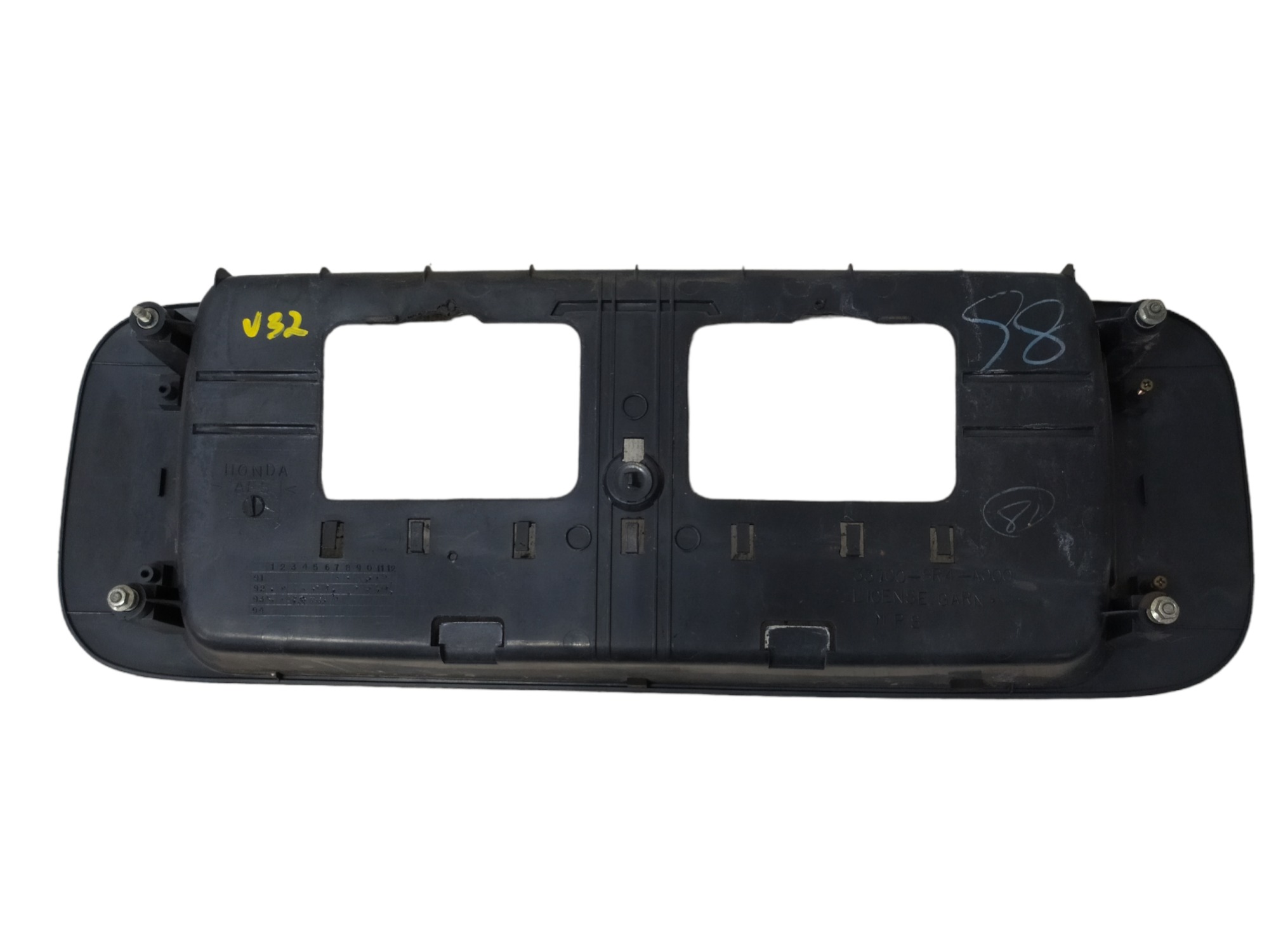 Moldura Suporte Placa Traseira Honda Civic 1.5 1993 V32 4