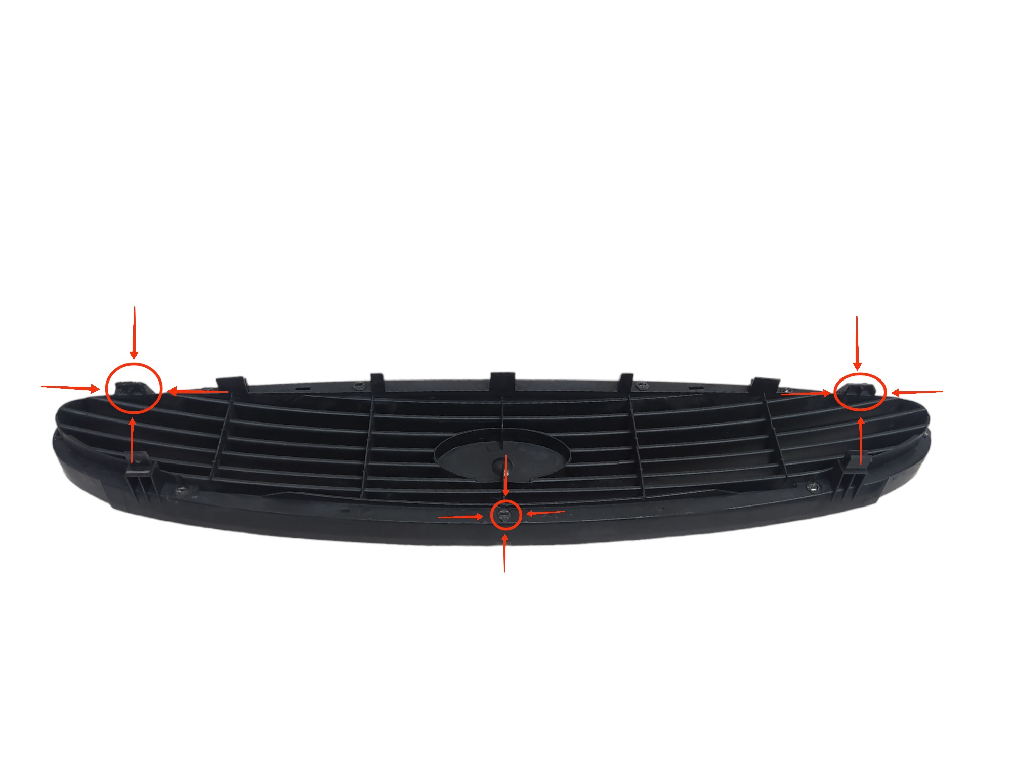 Grade Frontal Radiador Ford Fiesta 1996 1997 V04 6