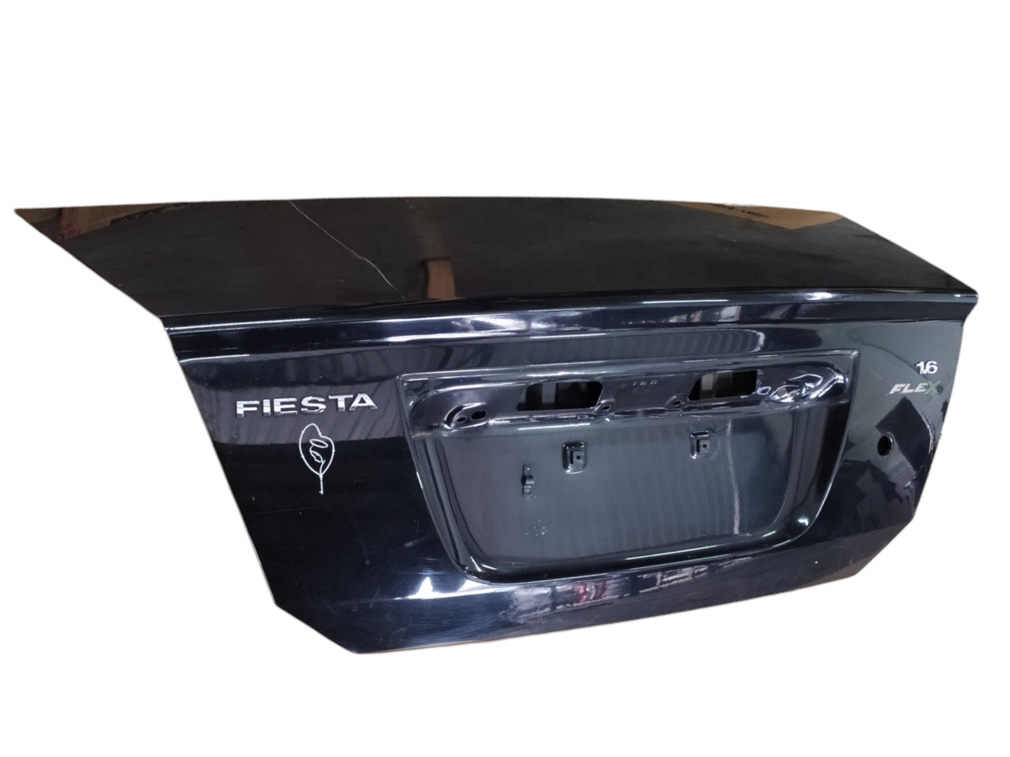 Tampa Traseira Ford Fiesta Sedan 2005 A 2011 V96 – Preto Preto 2