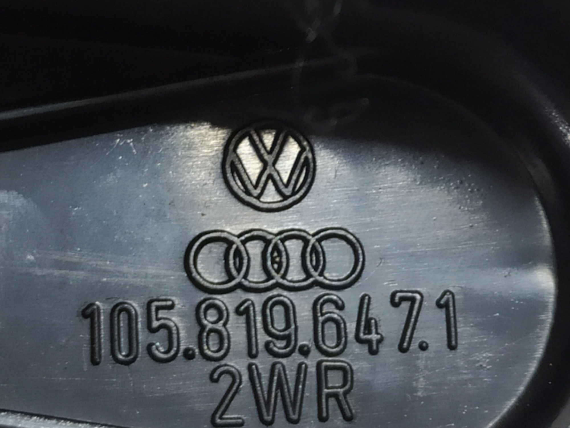 Difusor Saida De Ar Central Volkswagen Voyage 1987 V18 7