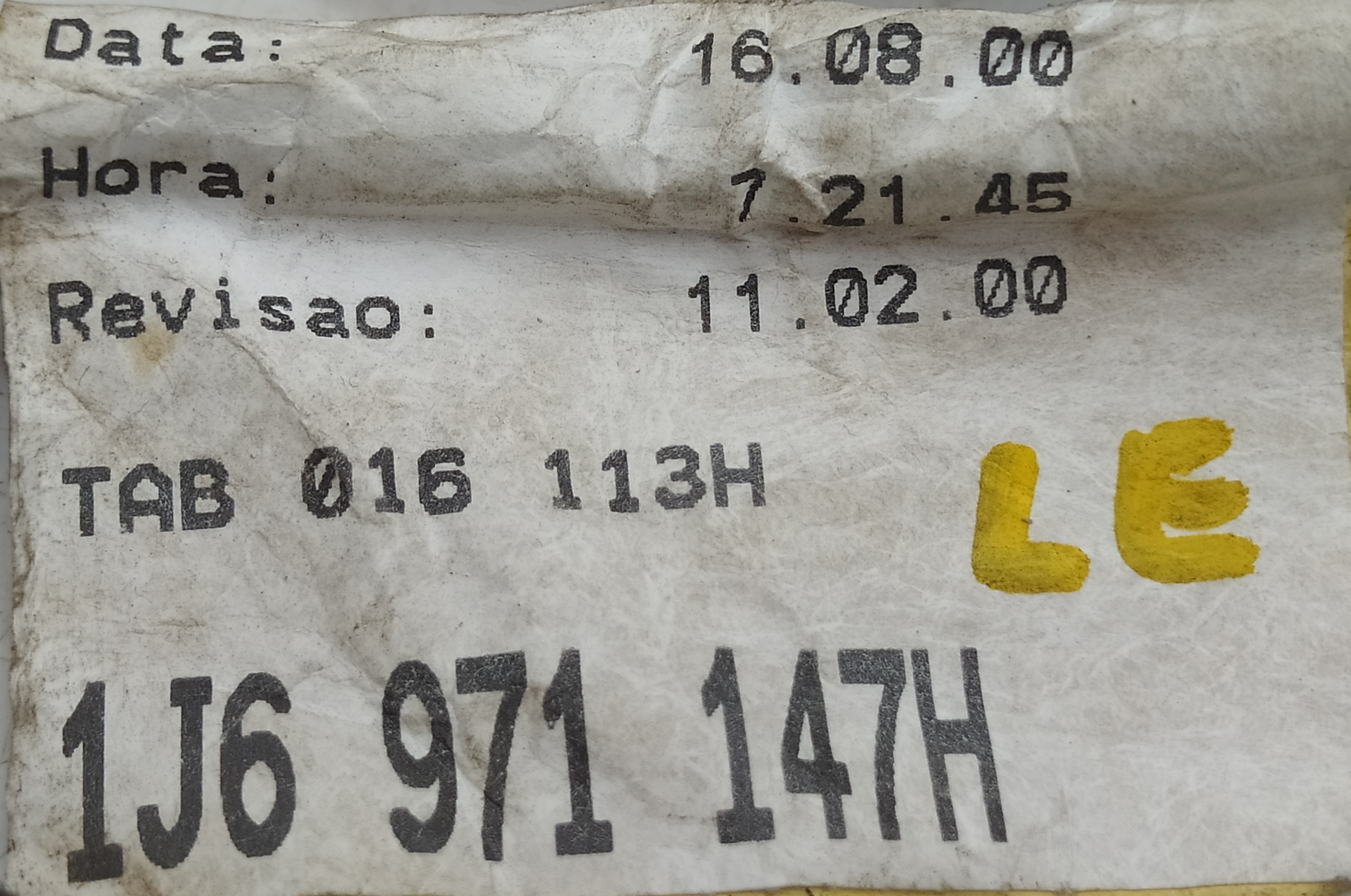 Chicote Tampa Traseira Esquerda 1j6971147h Vw Golf 2000 V53 9