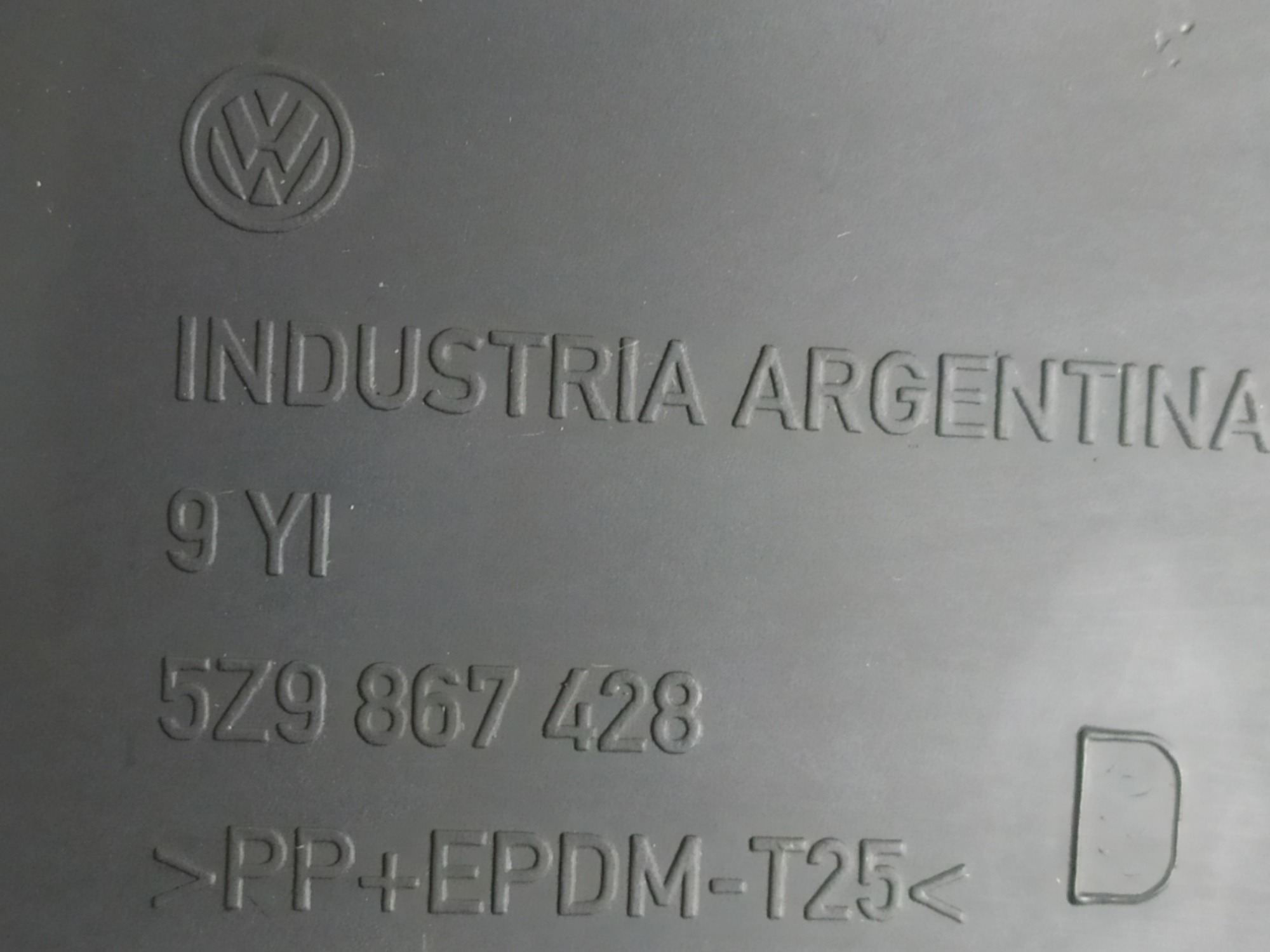 Forro Direito Porta Malas Volkswagen Spacefox 2007 A 2010 7