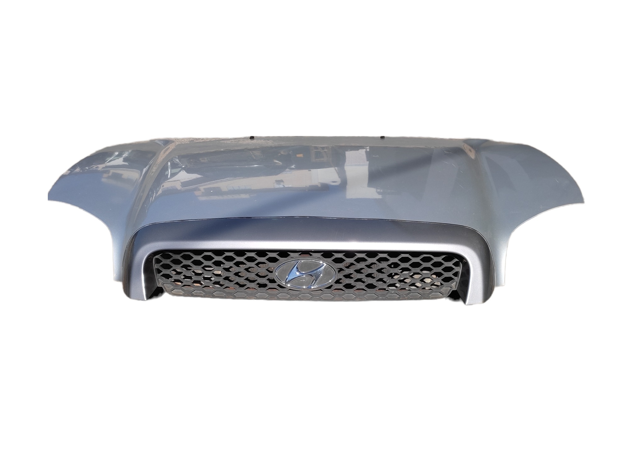 Capô Hyundai Santa Fé 2001 Com Moldura E Grade V55