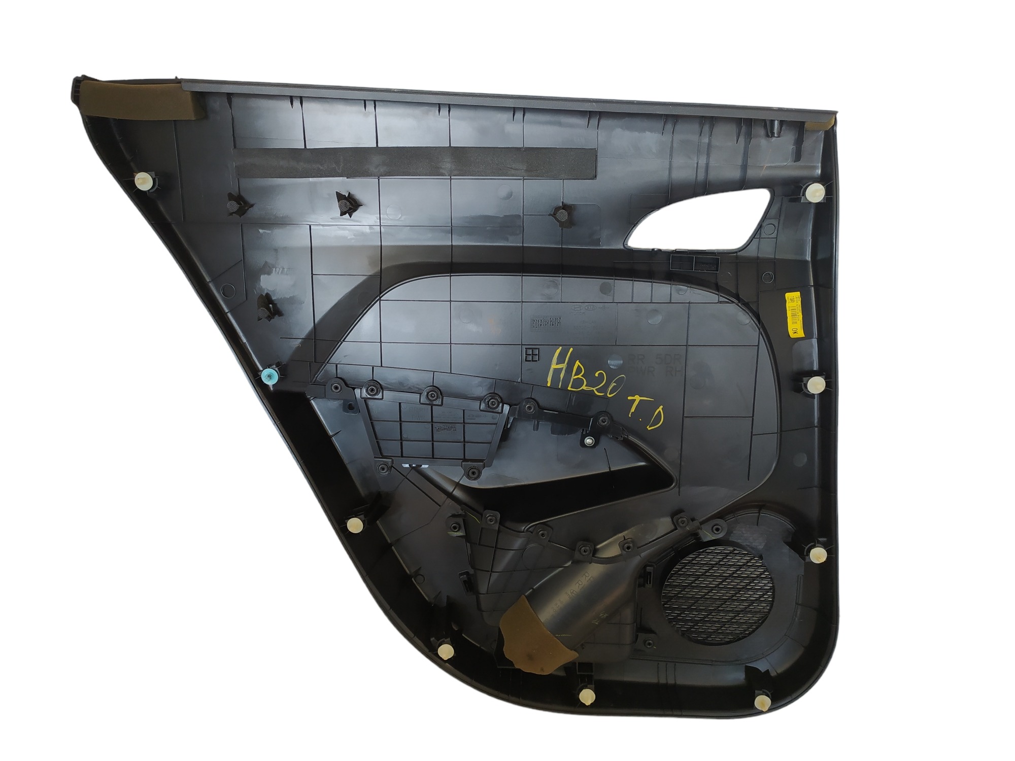 Forro Da Porta Traseira Direita Hyundai Hb20 2016 4