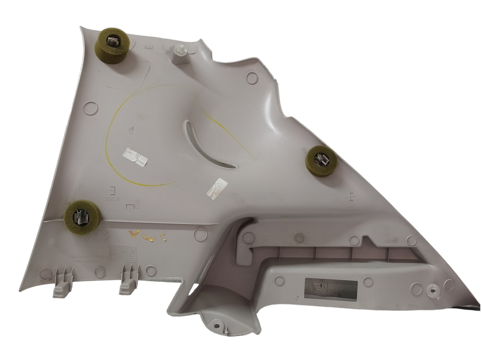 Suporte Tampao Bagagito Esquerdo Peugeot 207 2012 V90 4