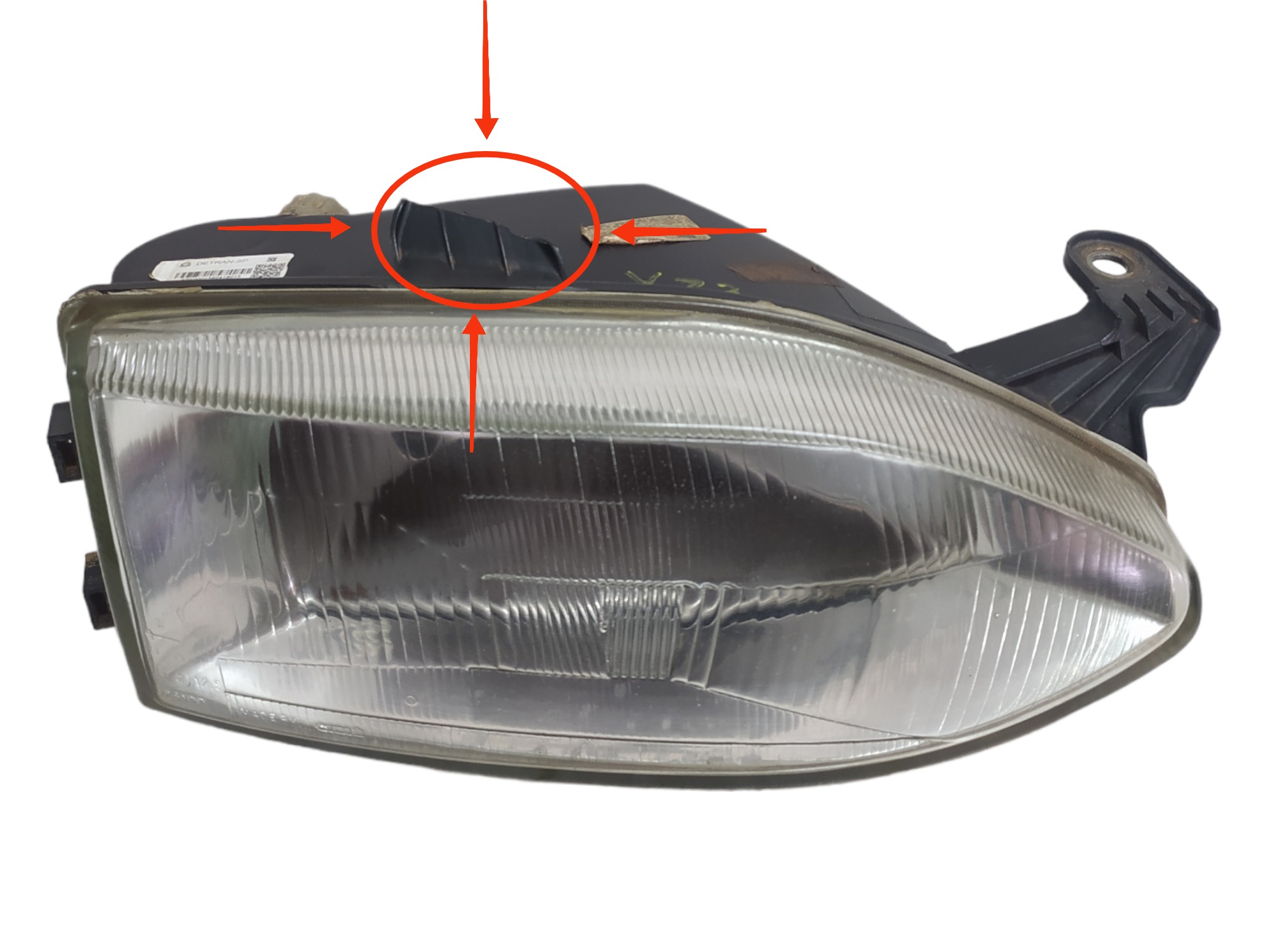 Farol Direito Fiat Palio 1997 1998 V23 Direito Direito 6