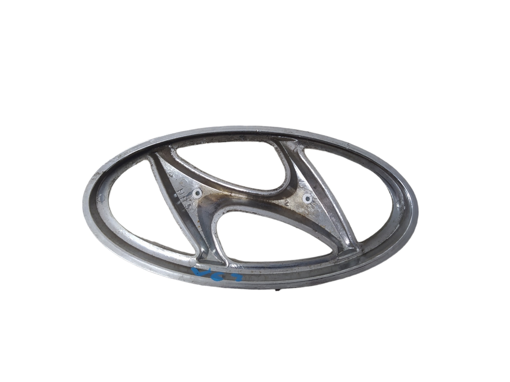 Emblema Traseiro Cromado Hyundai Hb20 2014 V69 3