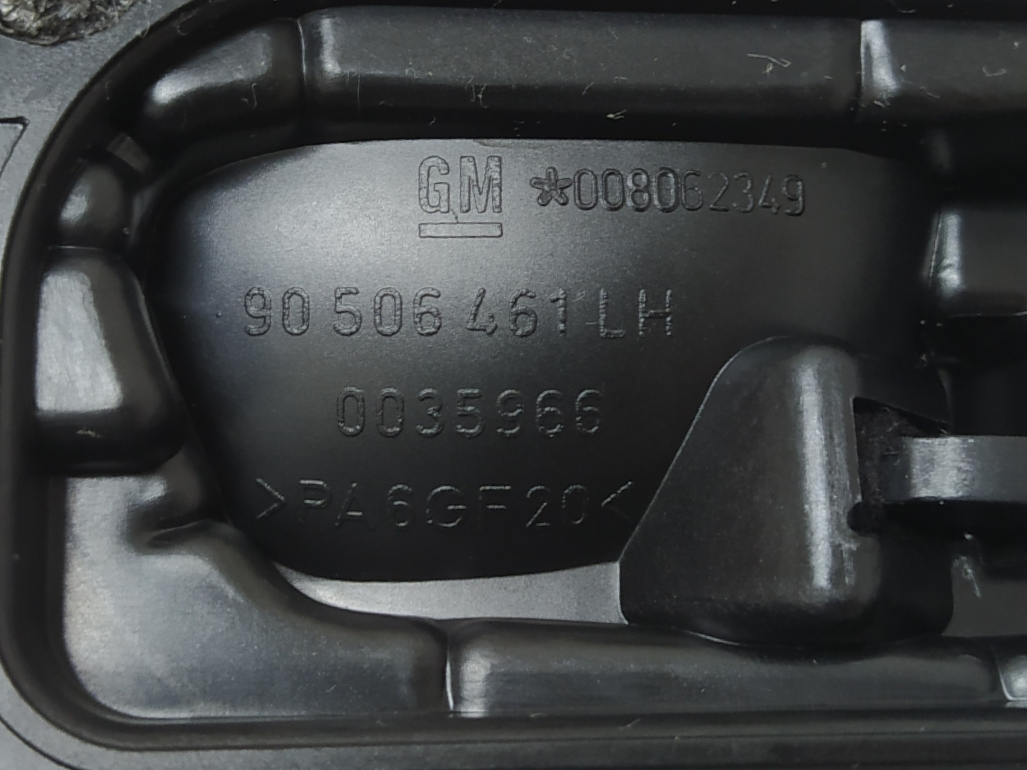 Maçaneta Interna Traseira Esquerda Chevrolet Vectra 1998 V93 Traseiro 8