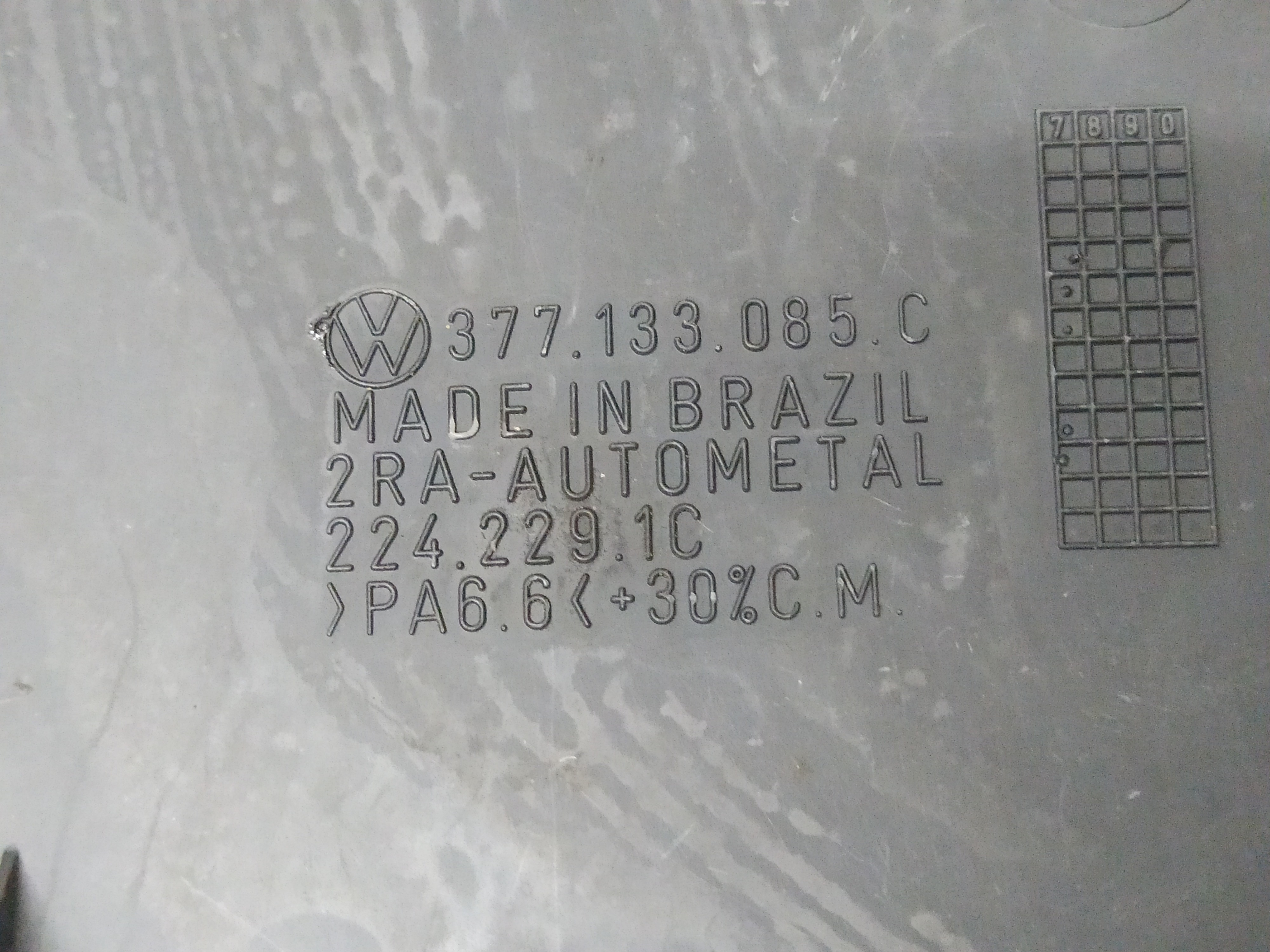 Tampa Do Motor Vw Parati 1997 377133085c V72 8