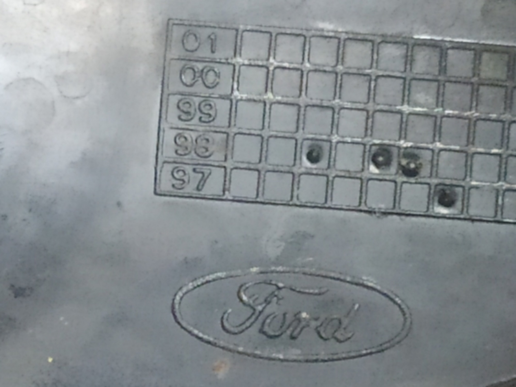 Grade Frontal Radiador Ford Escort Zetec 1998 V91 7
