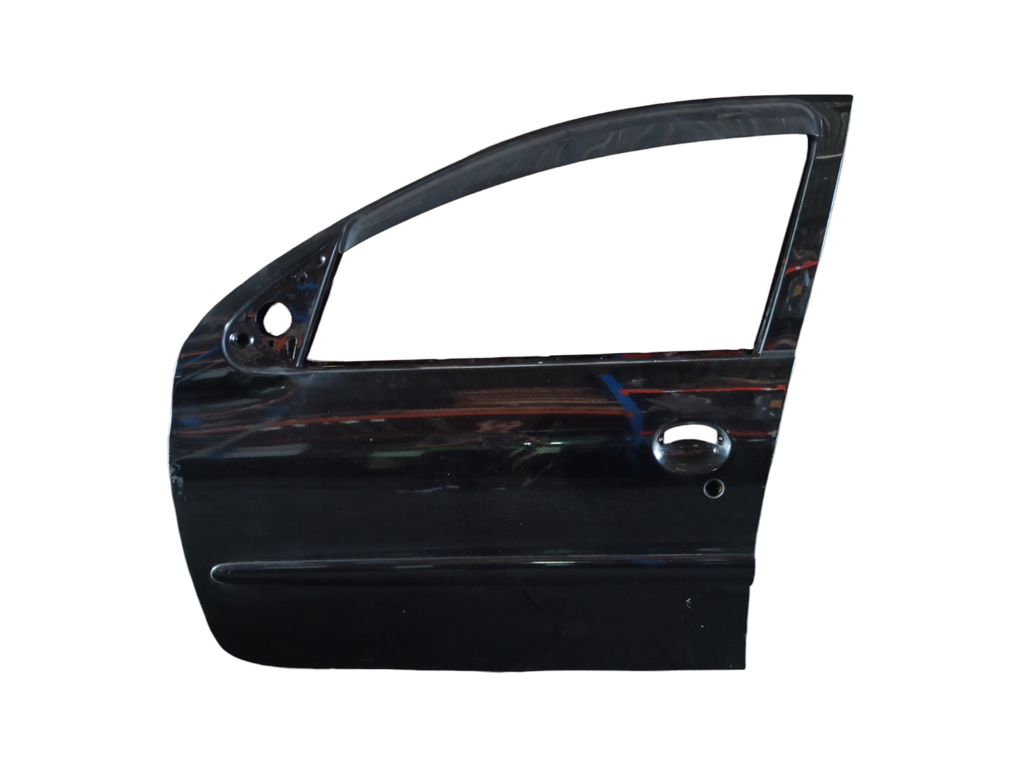 Porta Dianteira Esquerda Peugeot 207 4 Portas 2012 V90 Dianteira Esquerdo Preto