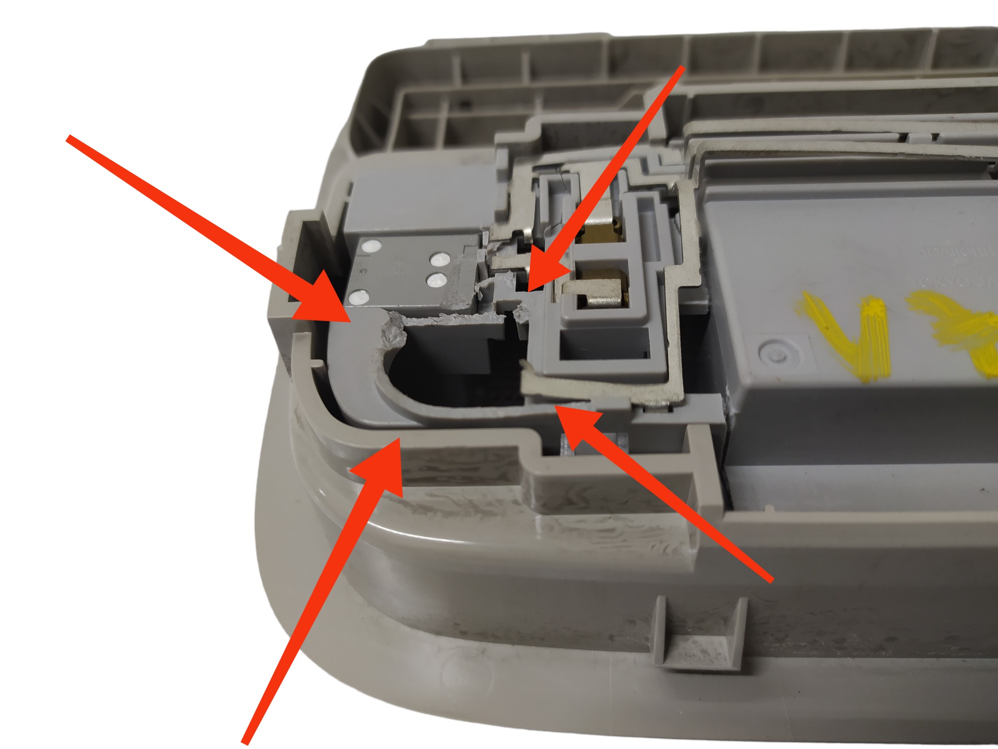 Luz Teto Cortesia Honda Hr-v 2015 2016 V76 6