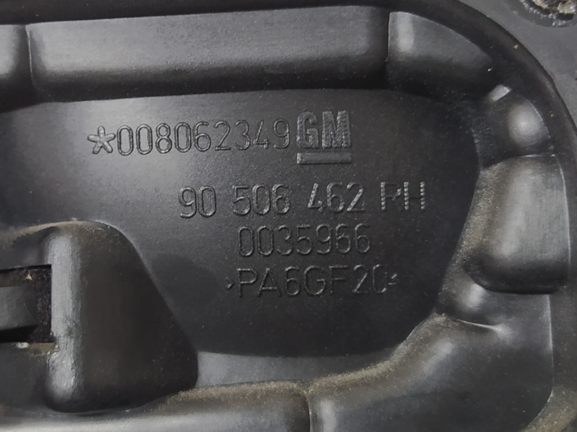 Maçaneta Interna Traseira Direita Chevrolet Vectra 1998 V93 Traseiro 8