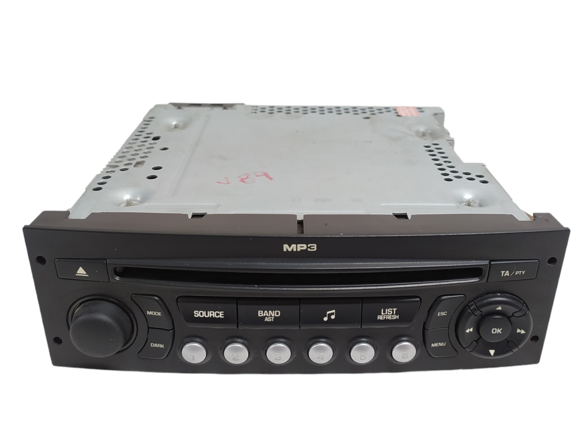 Radio Multimidia Original Citroen C4 Pallas 2011 V89