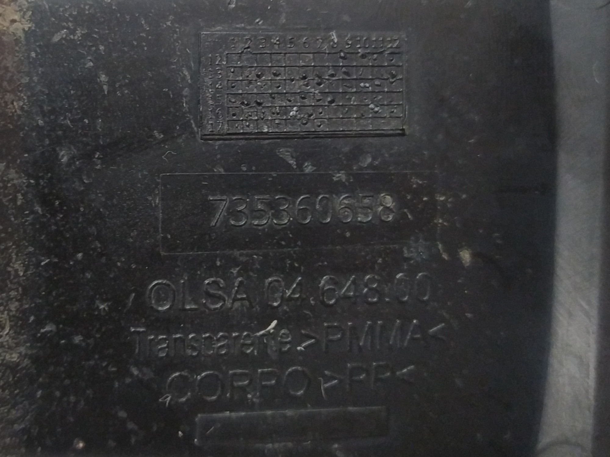 Luz De Placa Direita Parachoque Fiat Strada 1.4 2017 V80 7