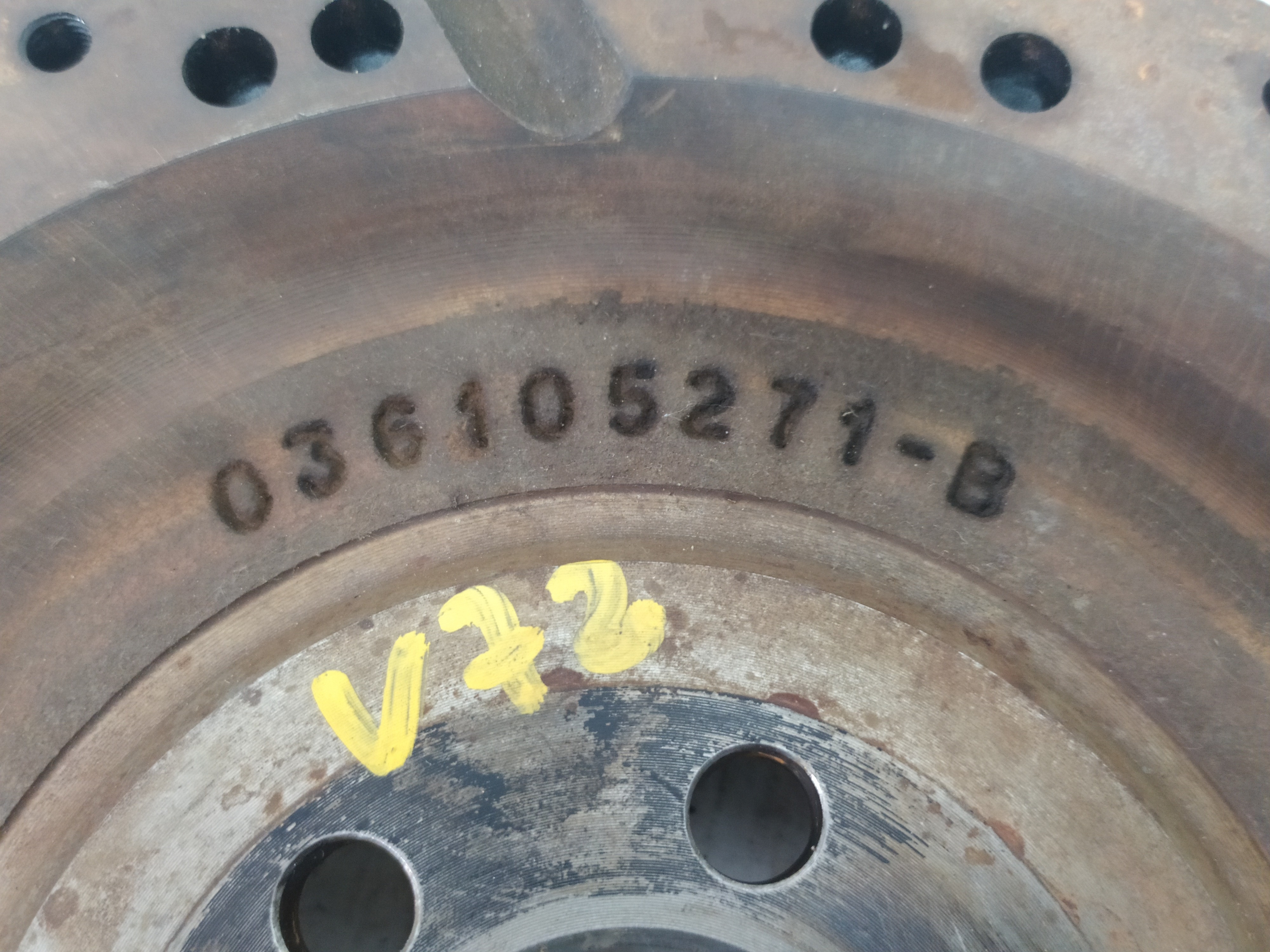 Volante Do Motor Cremalheira Vw Parati 1997 036105271b V72 5