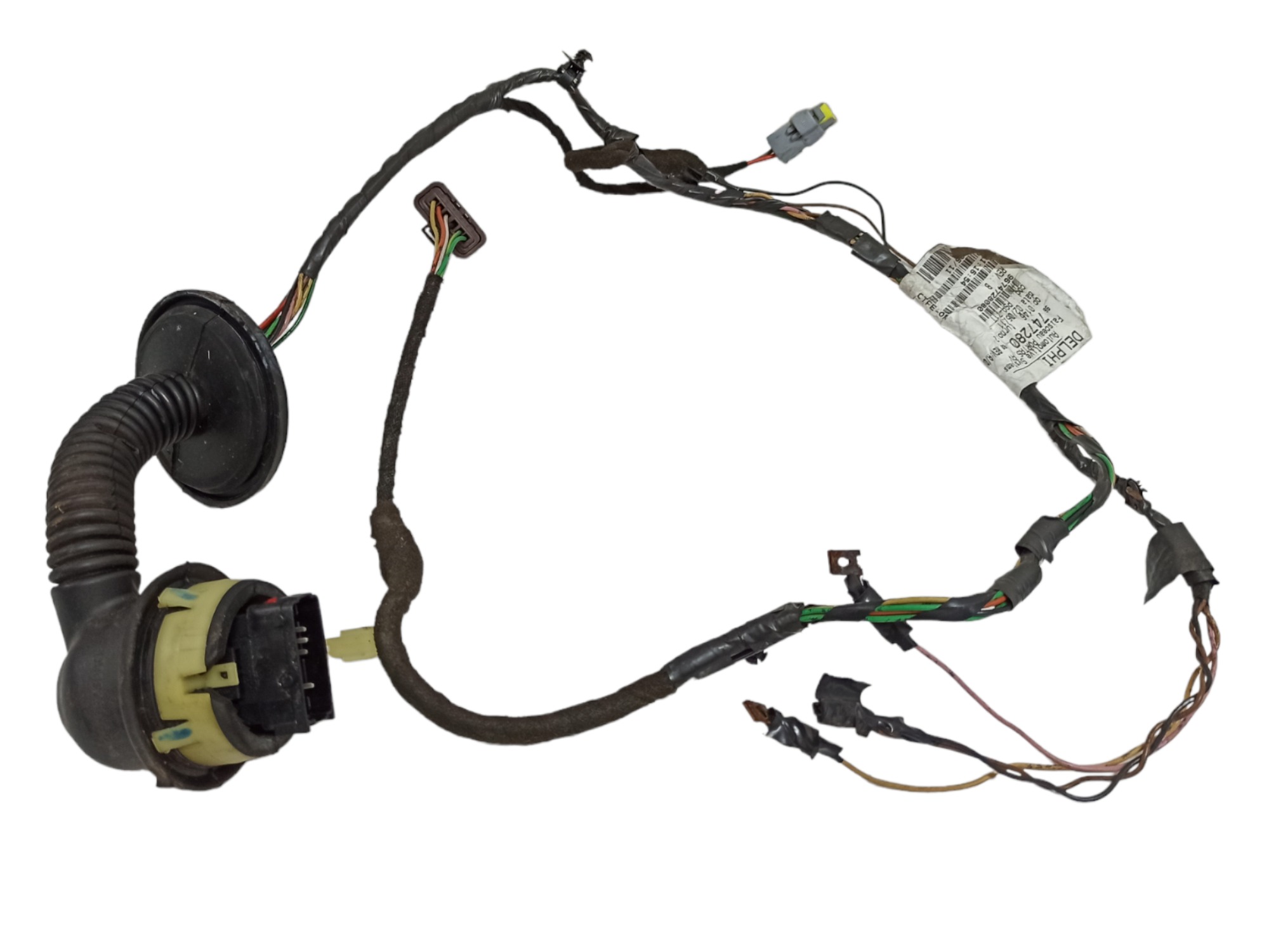 Chicote Porta Dianteira Esquerda Peugeot 207 2011 2012 V90 2