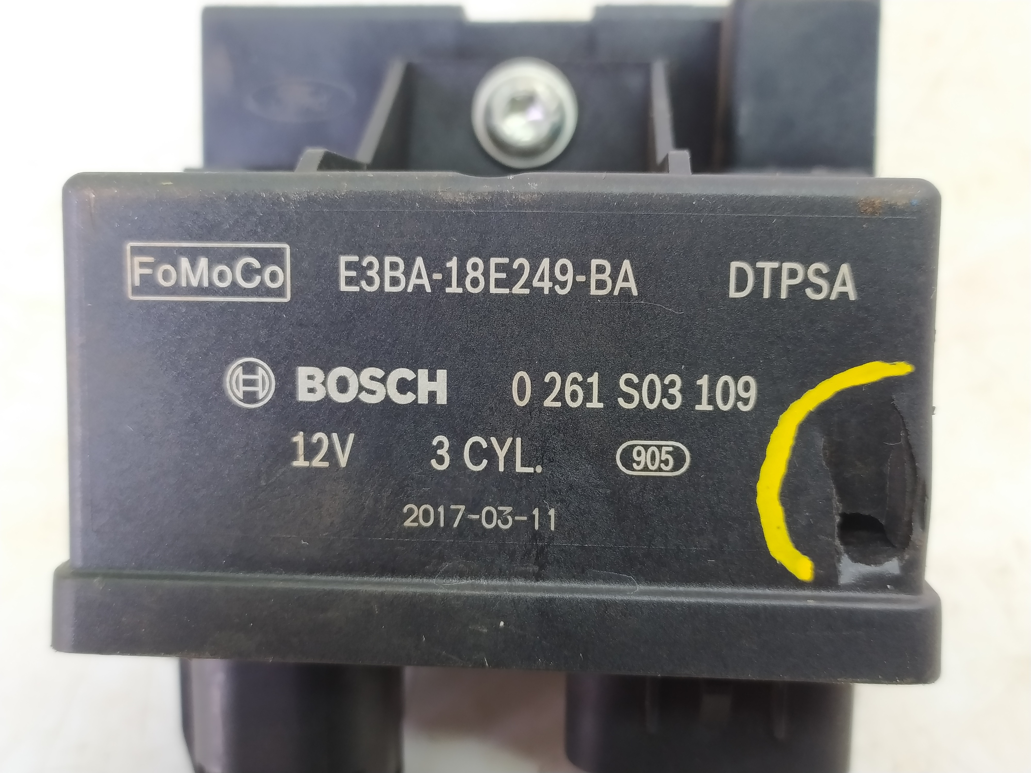 Módulo Relê Da Ventoinha 0261s03109 Ford Ka 2017 8