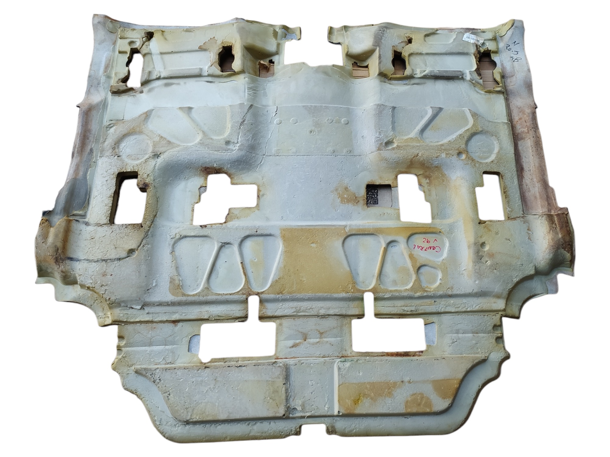Carpete Assoalho Central Land Rover Discovery 3 2008 V92 4