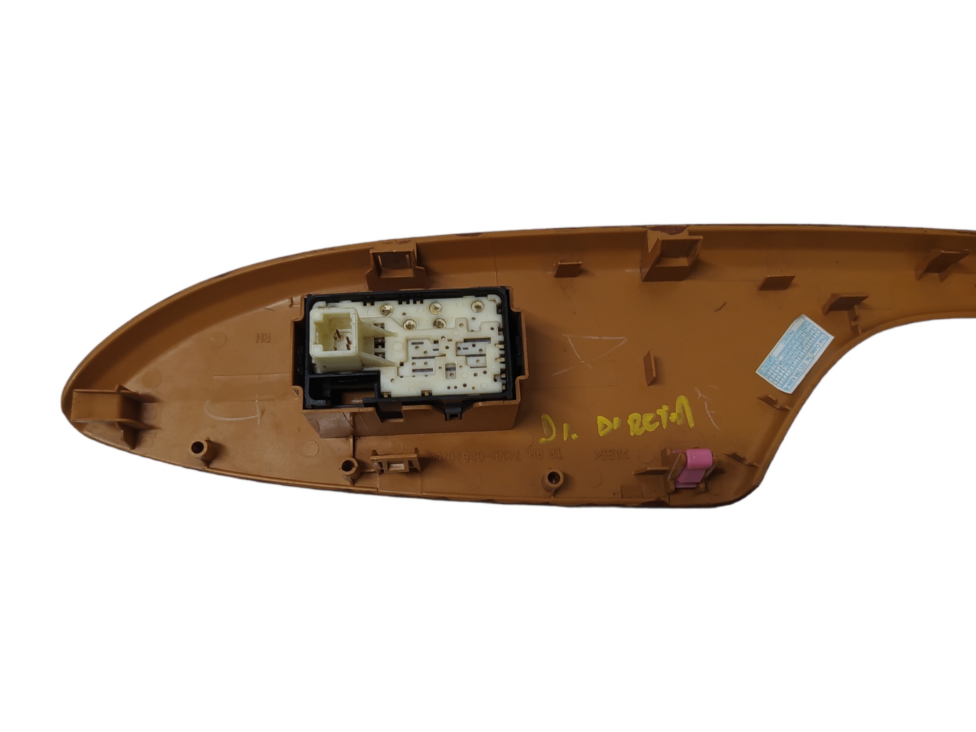 Moldura Botão Porta Traseira Direita Toyota Corolla 2009 5