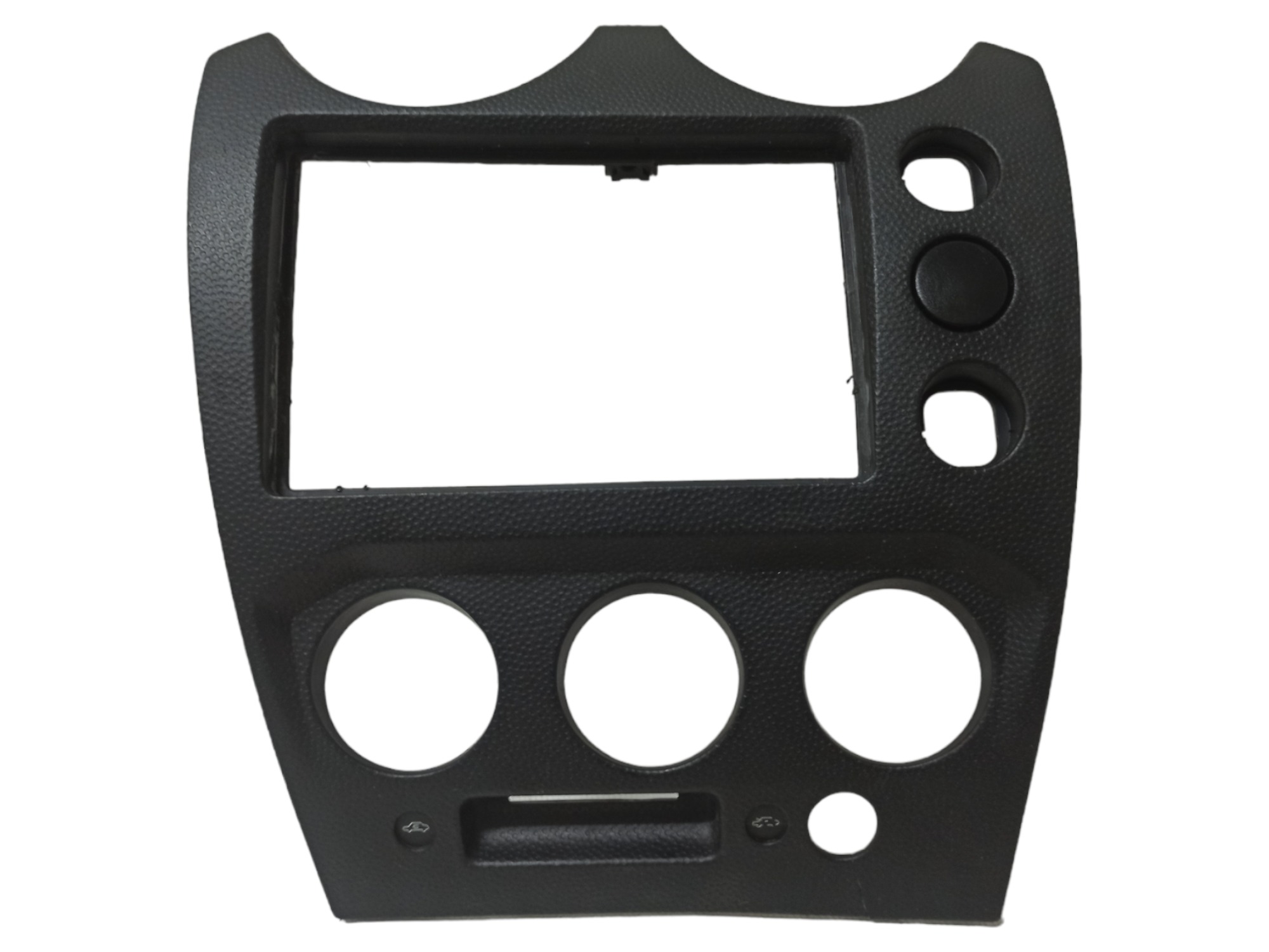 Moldura Painel Central Ar Ford Fiesta Sedan 2007 2008 V96