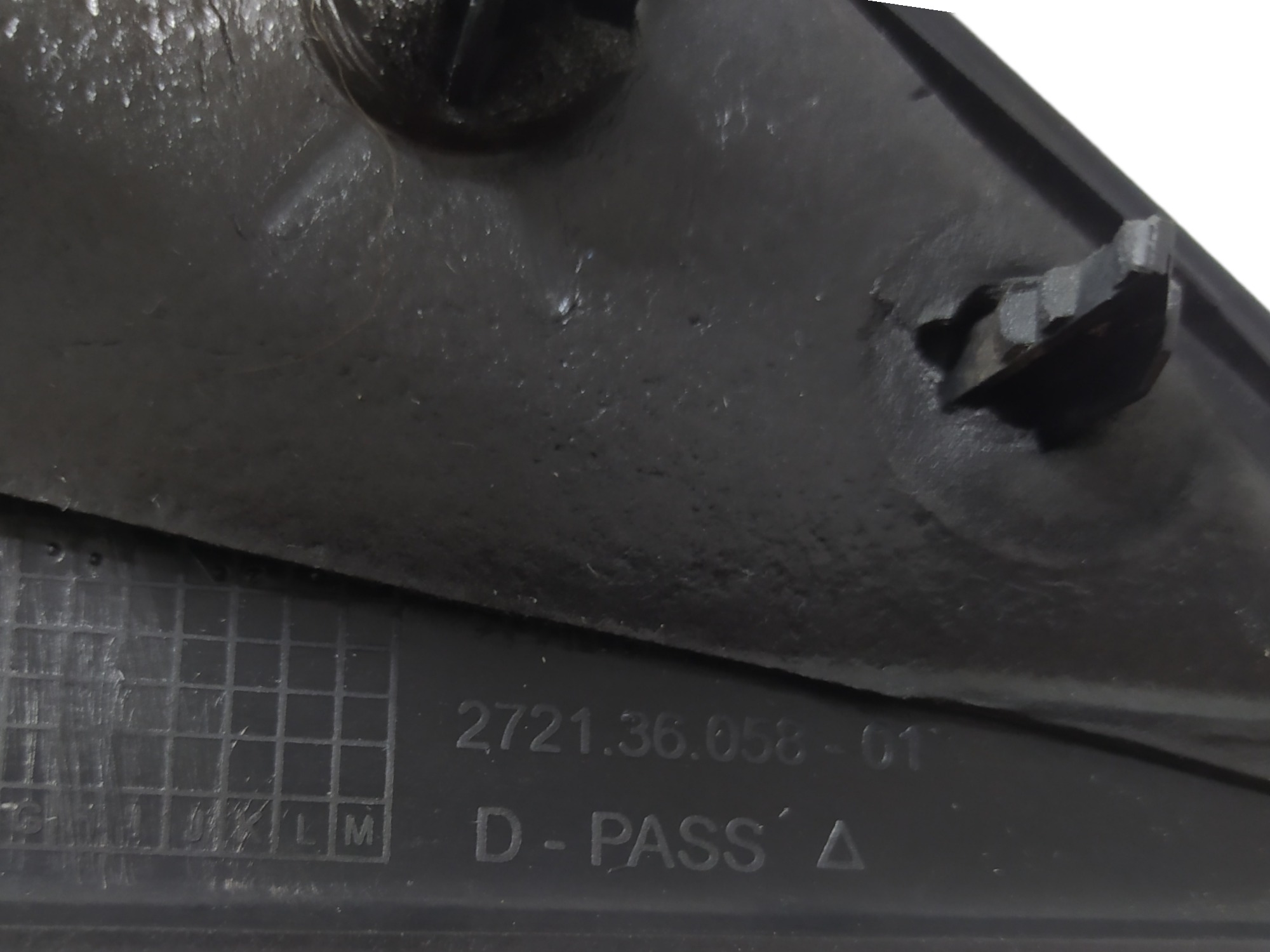 Retrovisor Manual Direito Peugeot 207 Xr 2012 V90 8