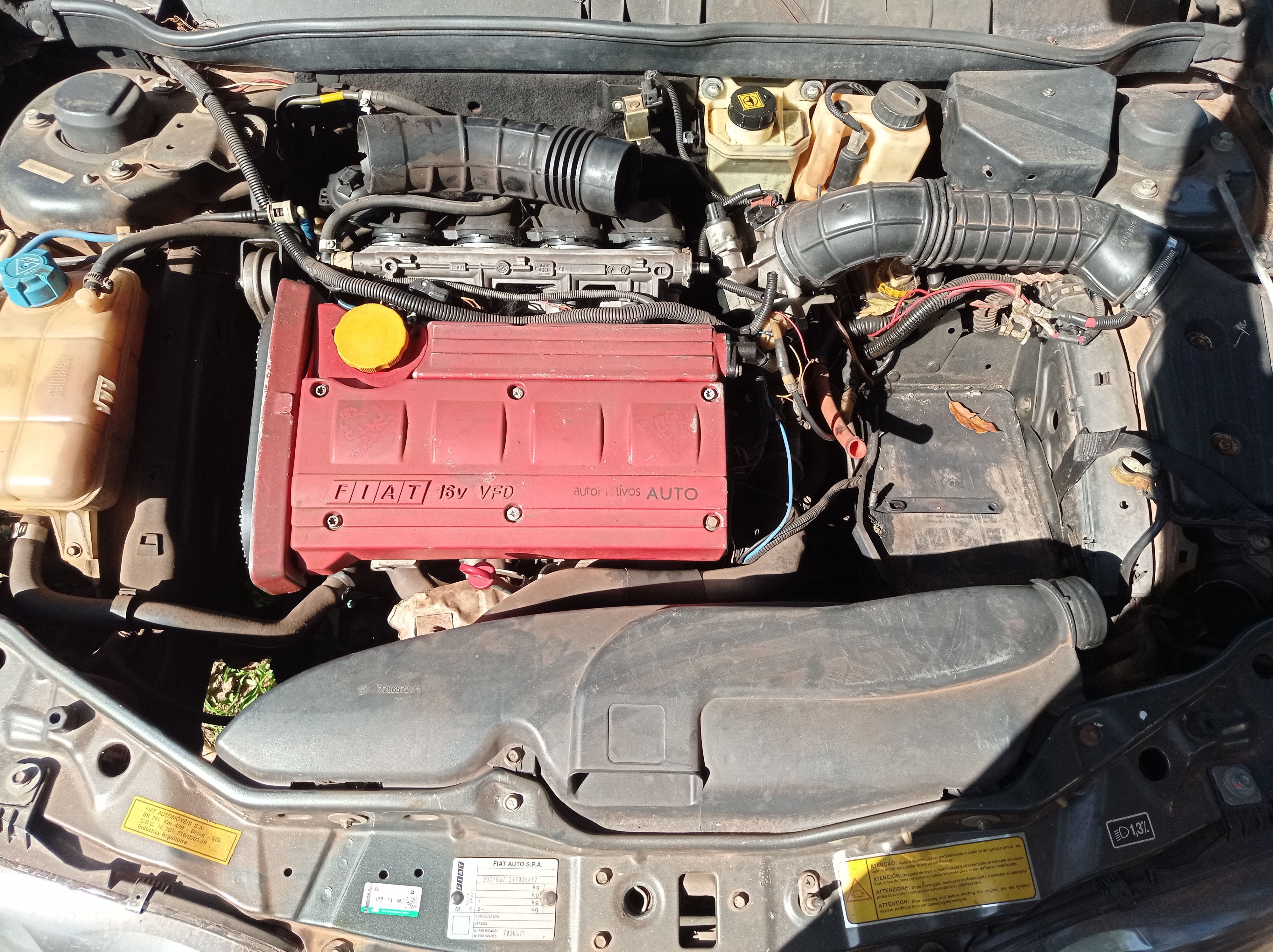 Motor Câmbio E Peças Interior Fiat Marea Wekeend Sx 2000 V11