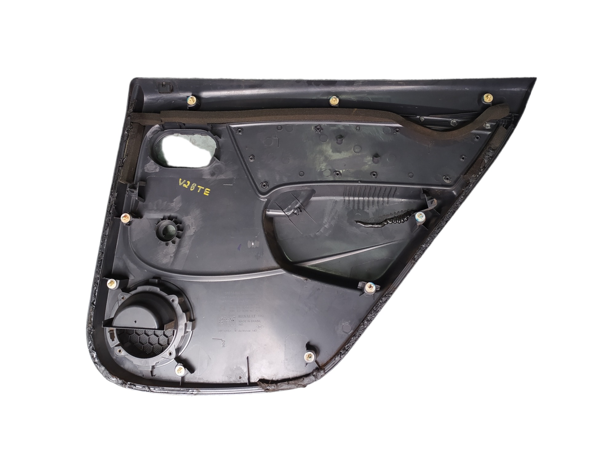 Forro De Porta Traseiro Esquerdo Renault Sandero 2010 V28 6