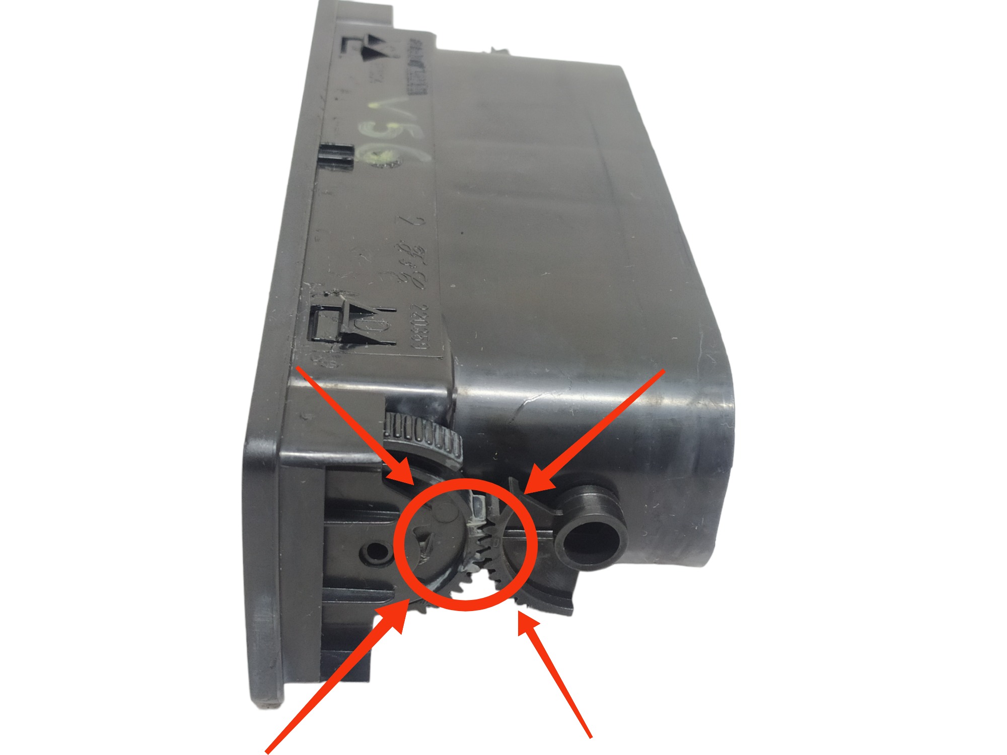 Difusor Saida De Ar Central Painel Duplo Fiat Tipo 1995 V56 7