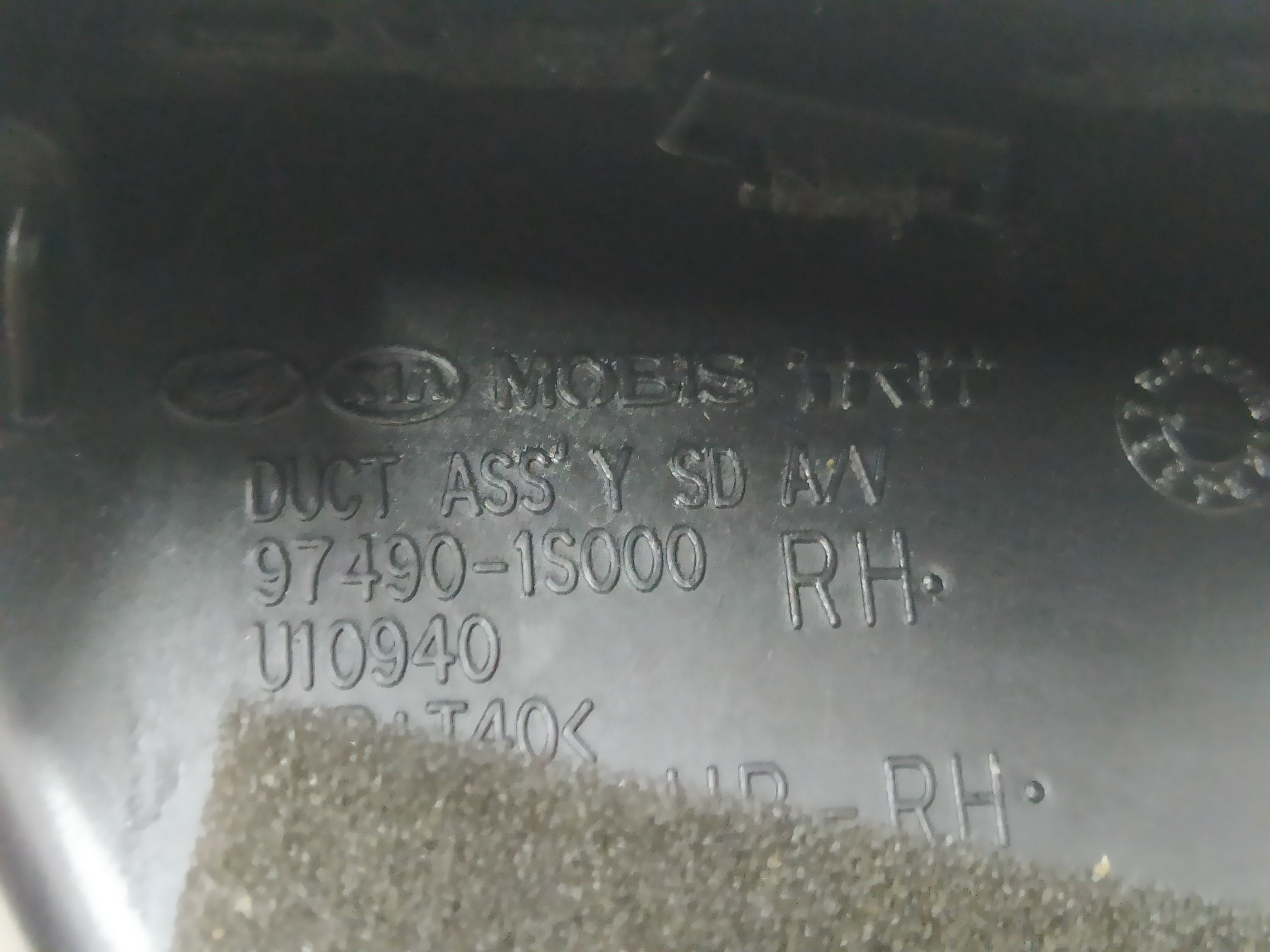 Difusor De Ar Direito Hyundai Hb20 2014 974901s000 V69 6