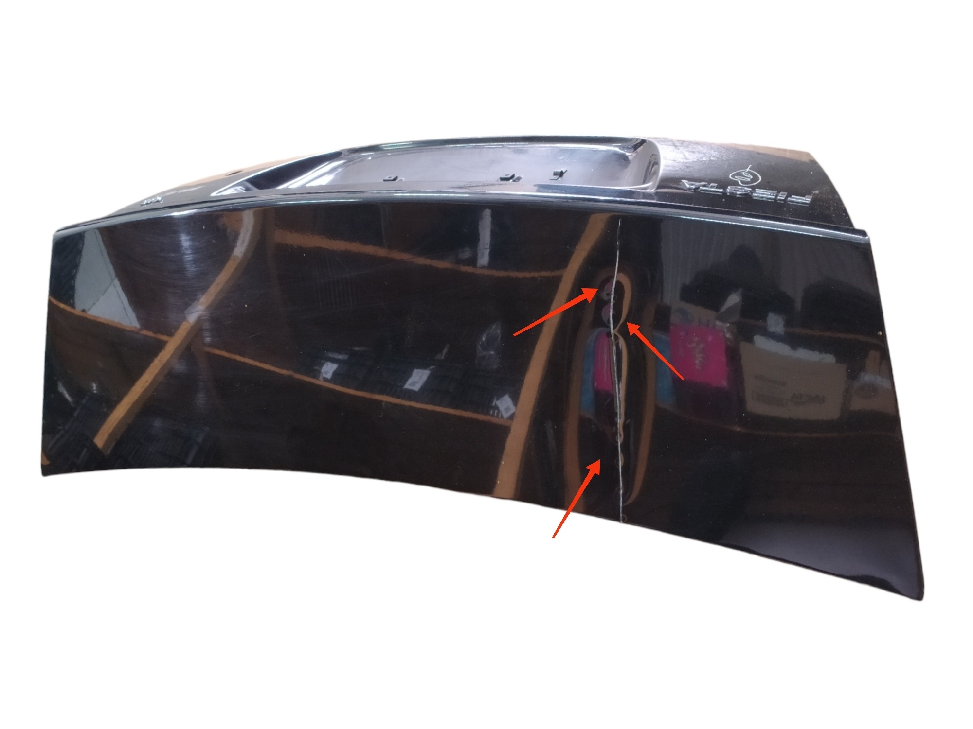 Tampa Traseira Ford Fiesta Sedan 2005 A 2011 V96 – Preto Preto 8