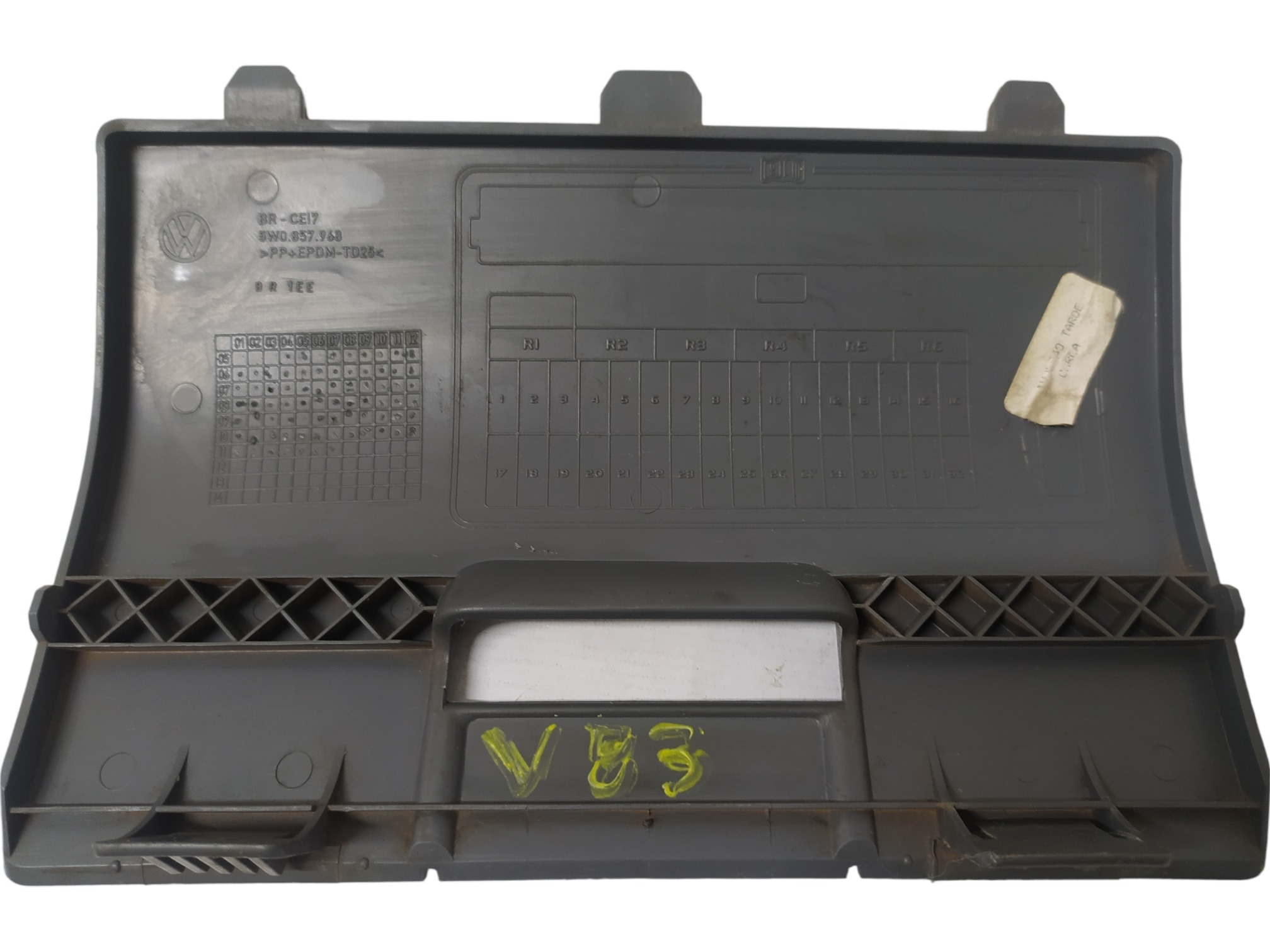 Tampa Caixa Fusiveis Painel Gol 1.0 2011 5w0857968 V83 5