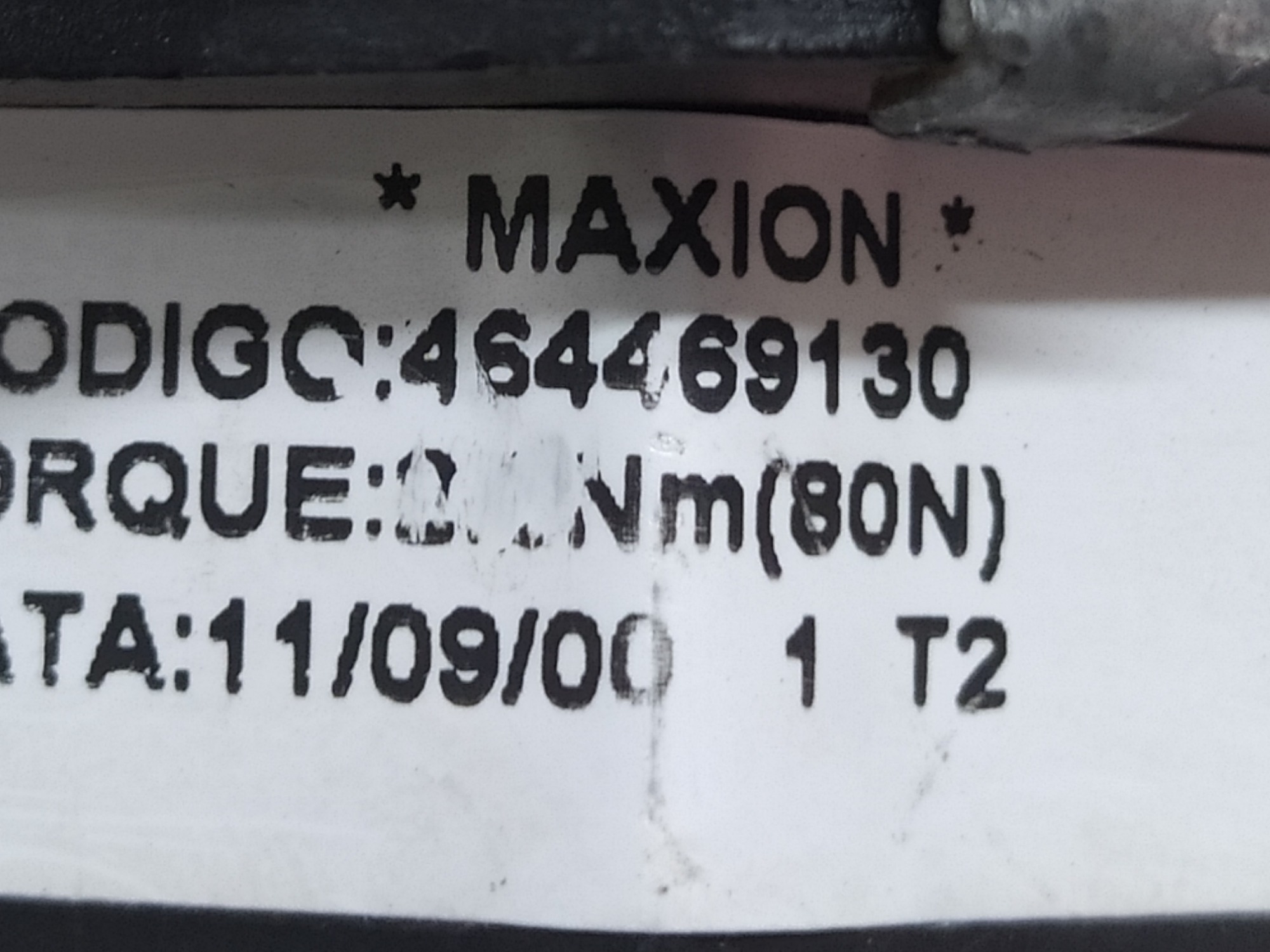 Máquina Vidro Manual Dianteira Esquerda Palio 2000 V21 avaria fixacao 9