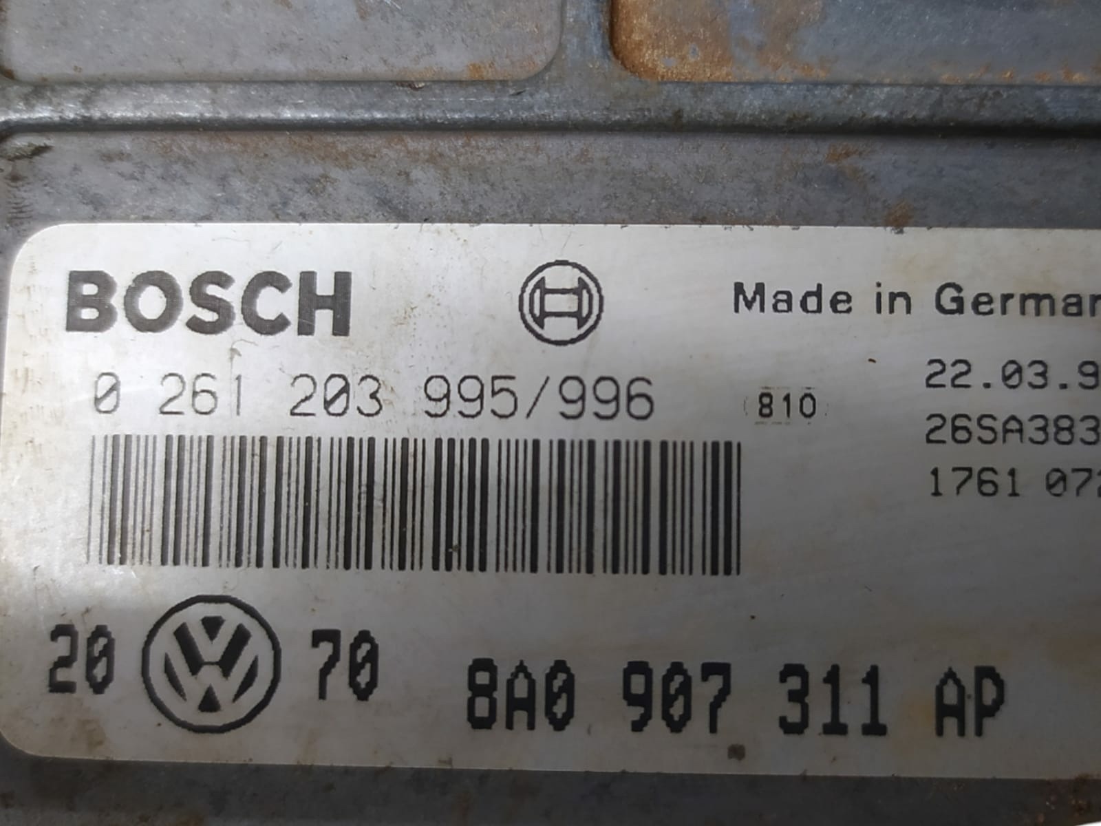 Módulo Injeção Volkswagen Golf 1.8 1995 8a0907311ap V41 8