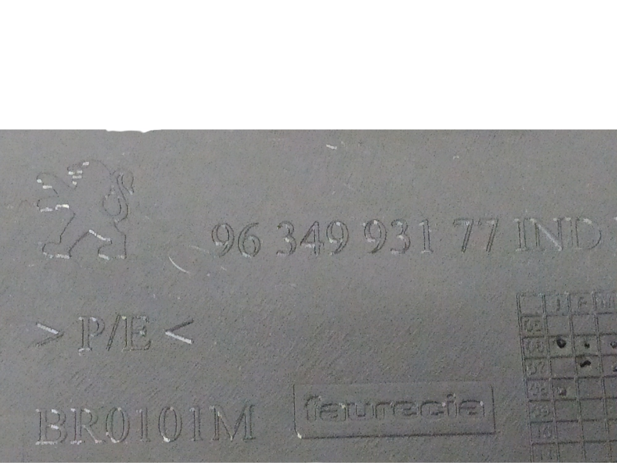 Forro Da Porta Dianteira Esquerda Peugeot 307 96349936 V43 7