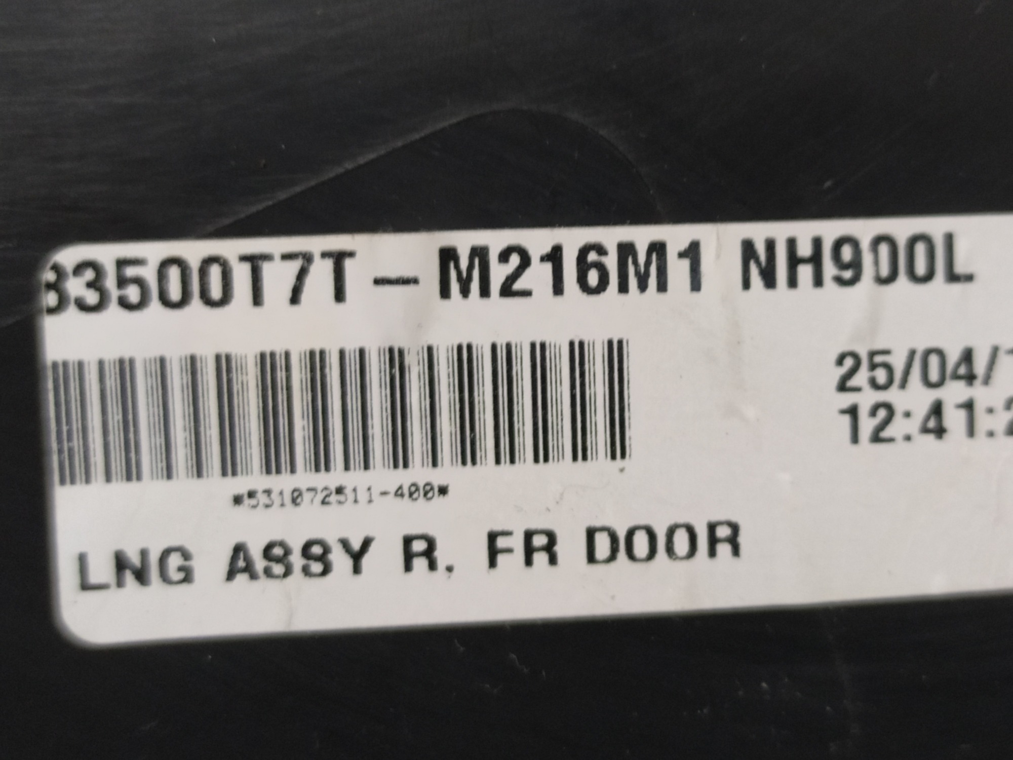 Forro Da Porta Dianteira Direita Honda Hr-v 2016 V76 7