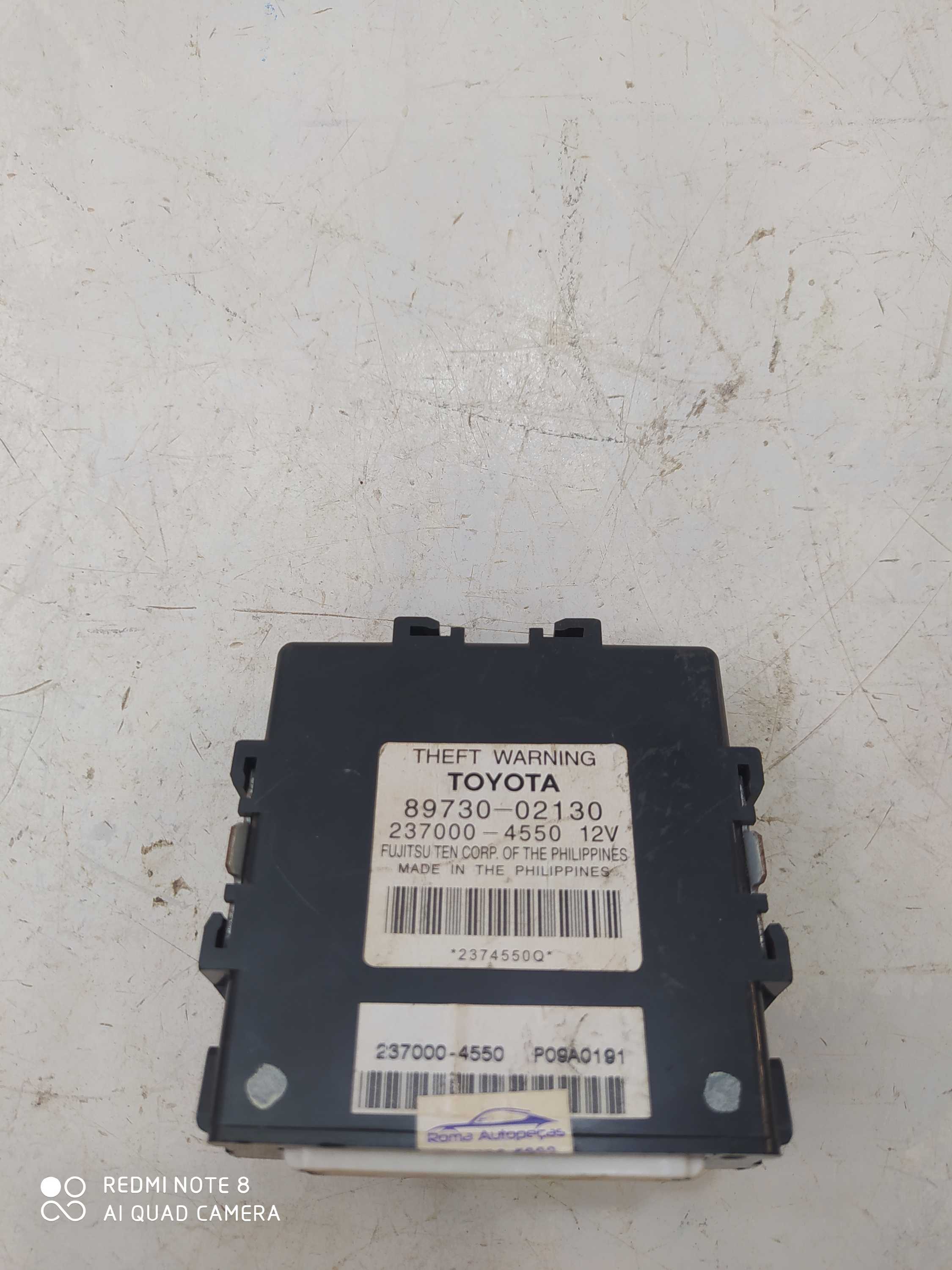 Módulo Alarme Toyota Corolla Xei 1.8 2009 8973002130 5