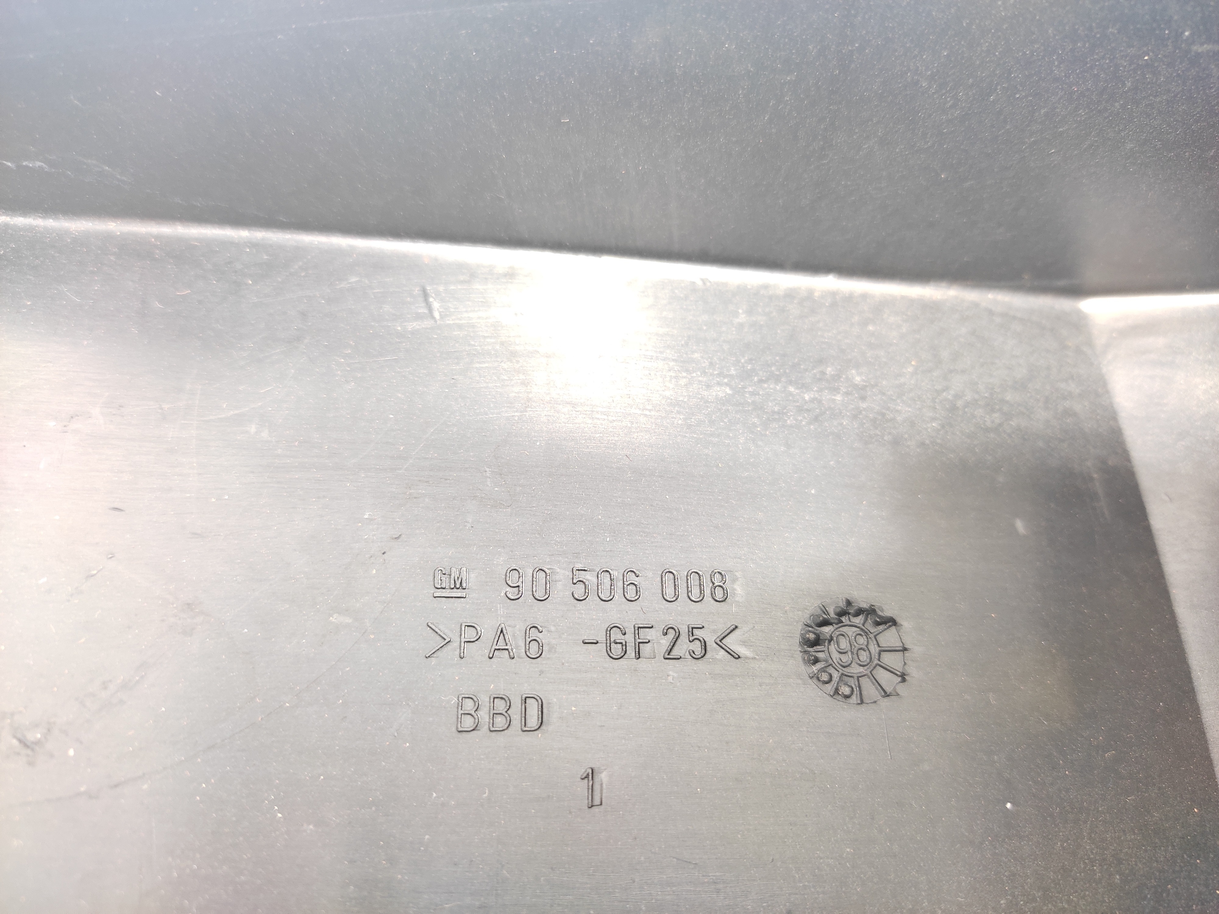 Tampa Caixa Fusível Chevrolet Vectra 1998 90506008 5