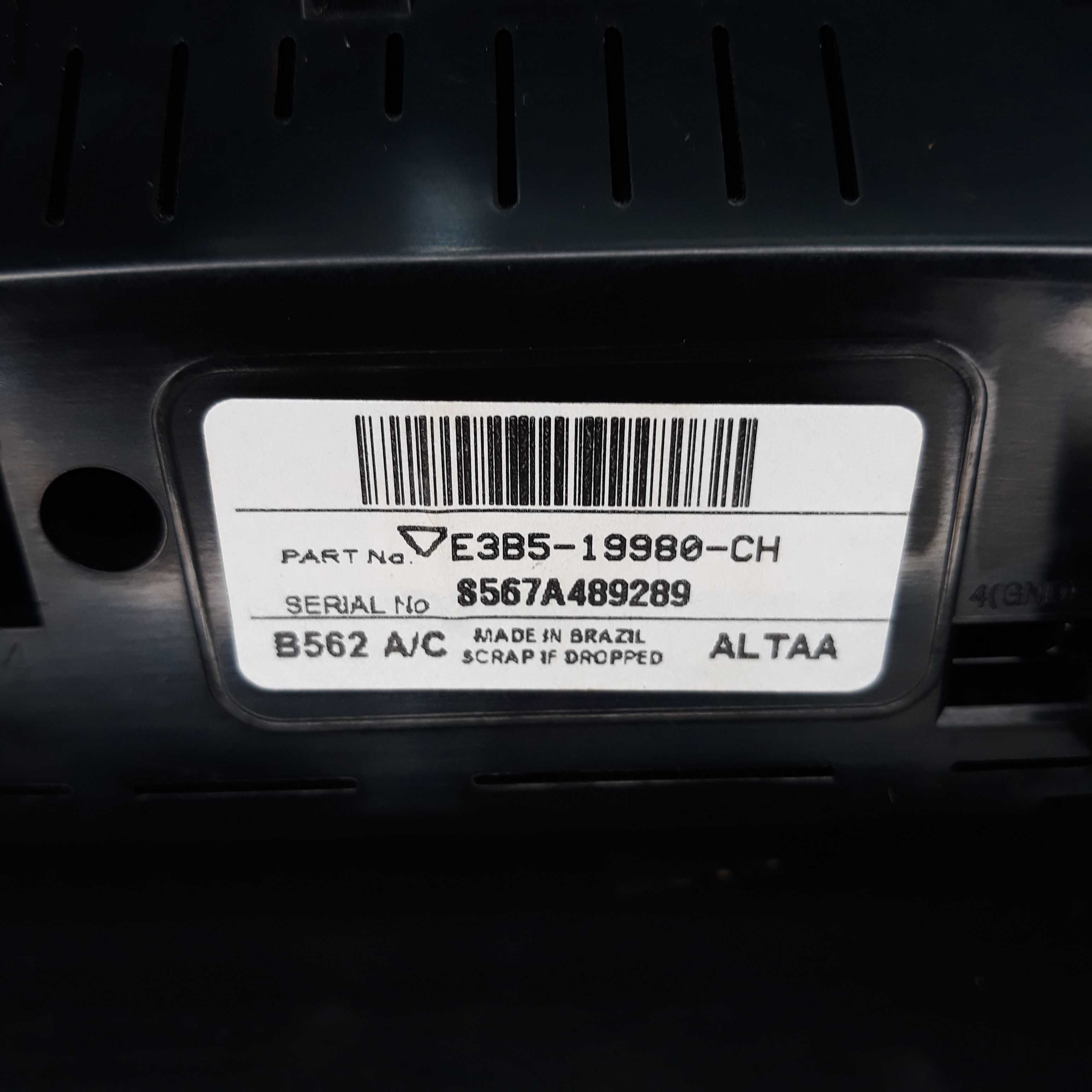 Comando Ar Condicionado Ford Ka Se 1.0 2017 E3b519980ch 2